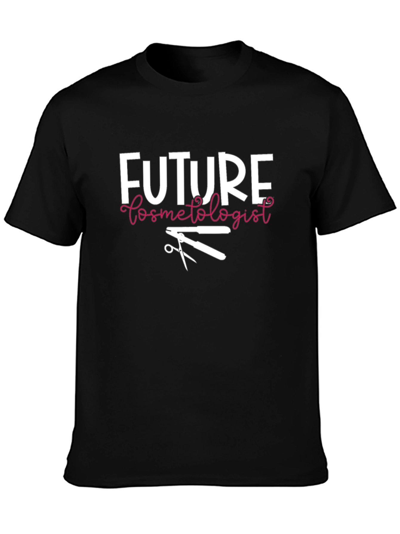 Camiseta Negra Futura Cosmetóloga