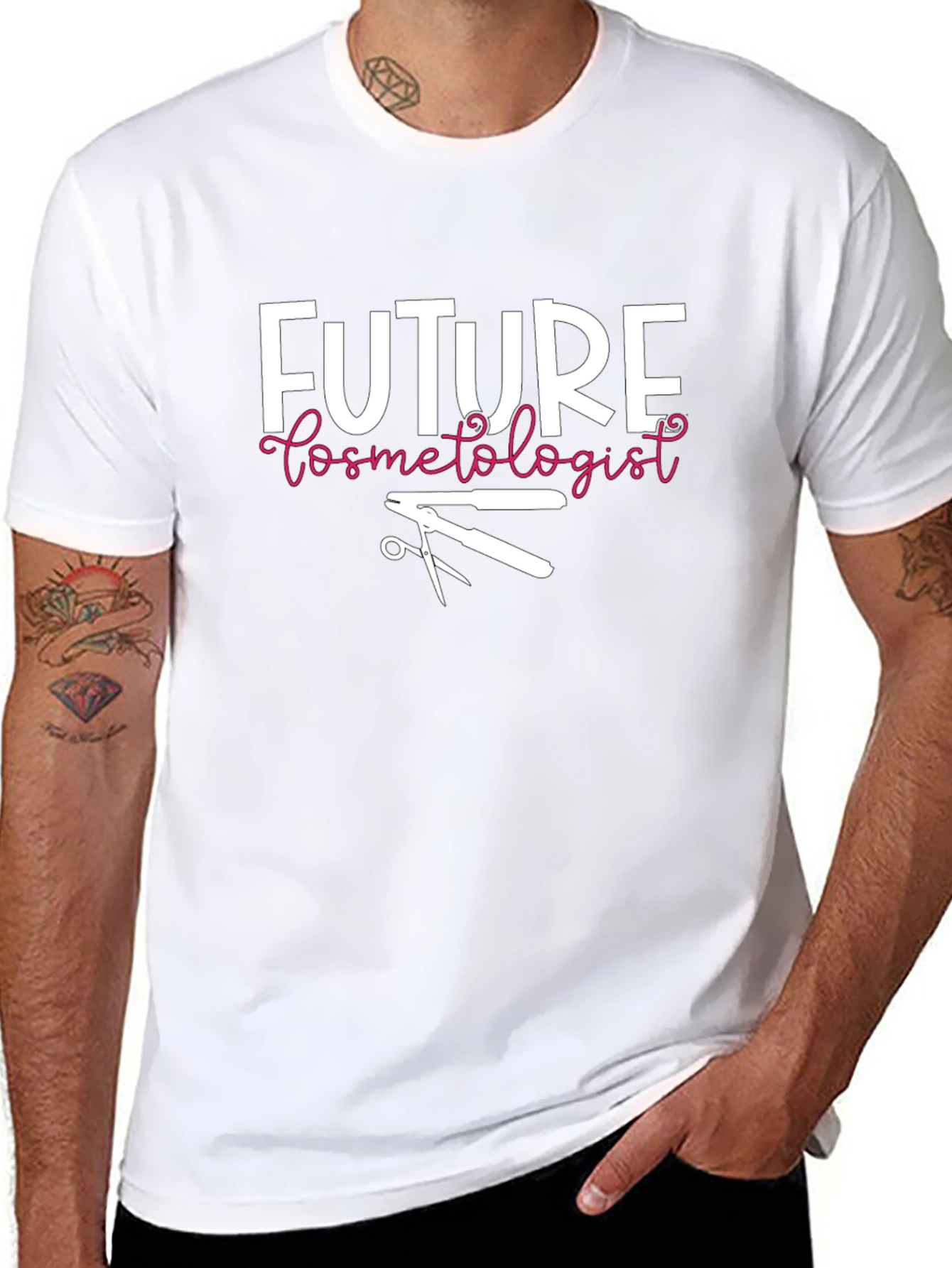 Camiseta Negra Futura Cosmetóloga