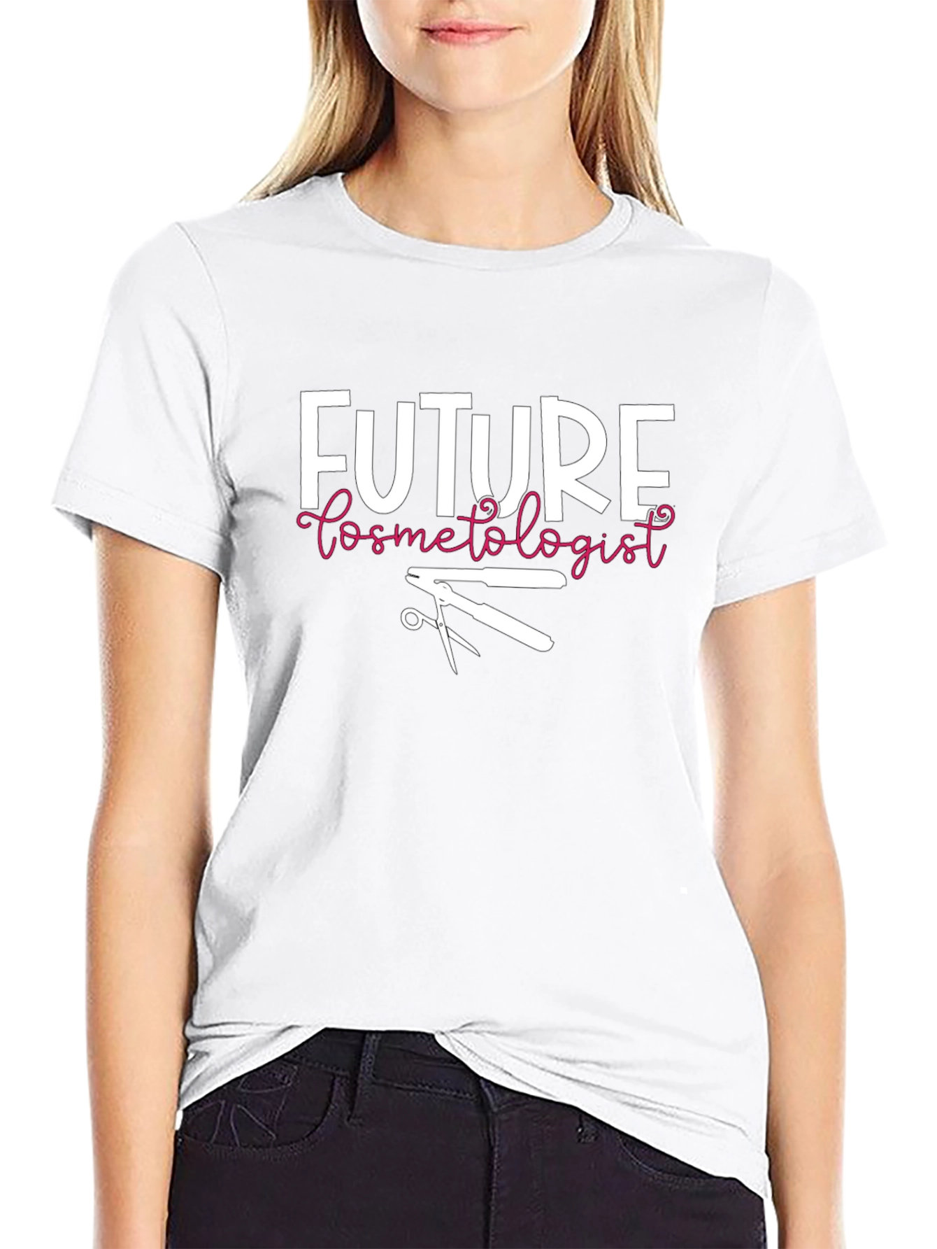 Camiseta Negra Futura Cosmetóloga