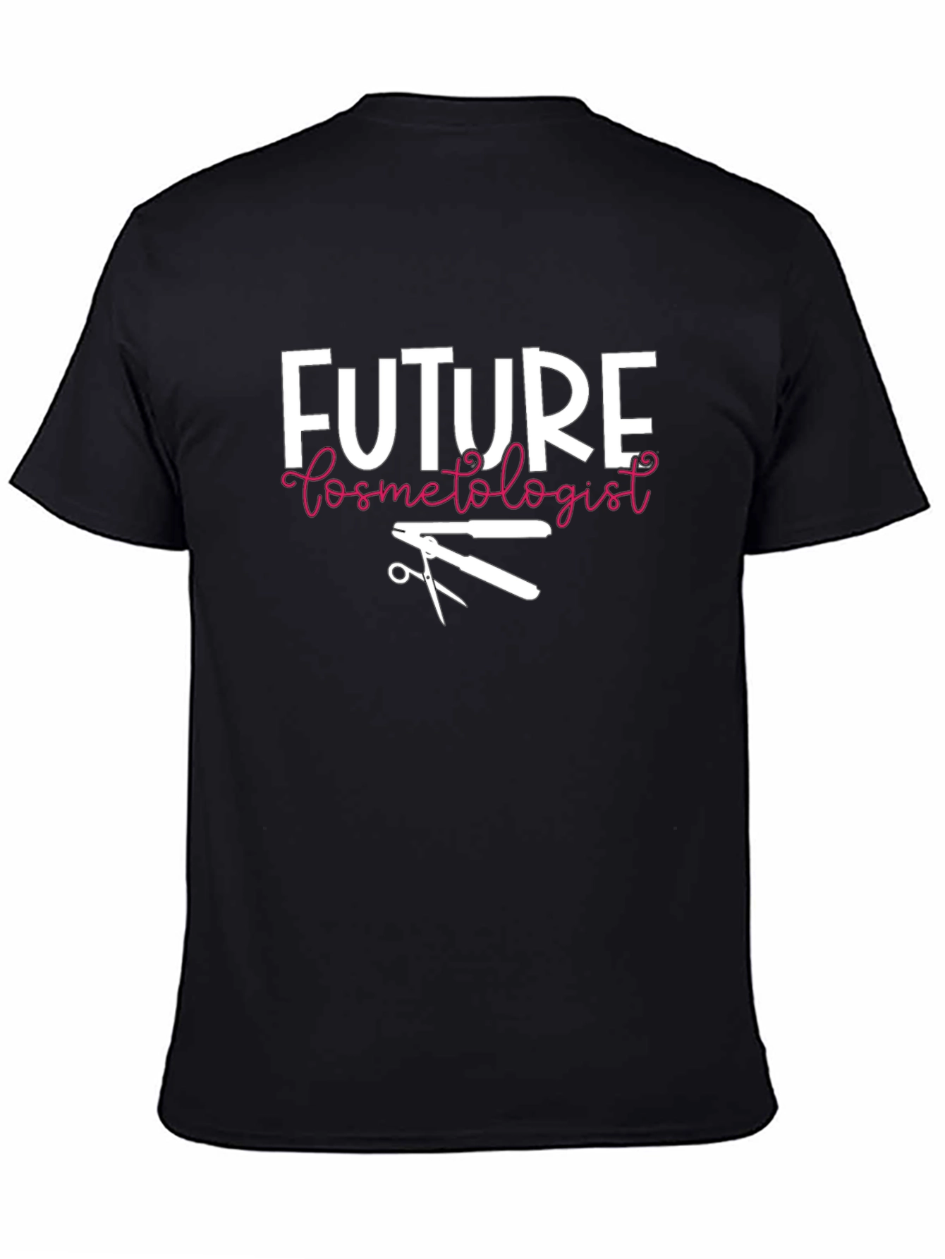 Camiseta Negra Futura Cosmetóloga