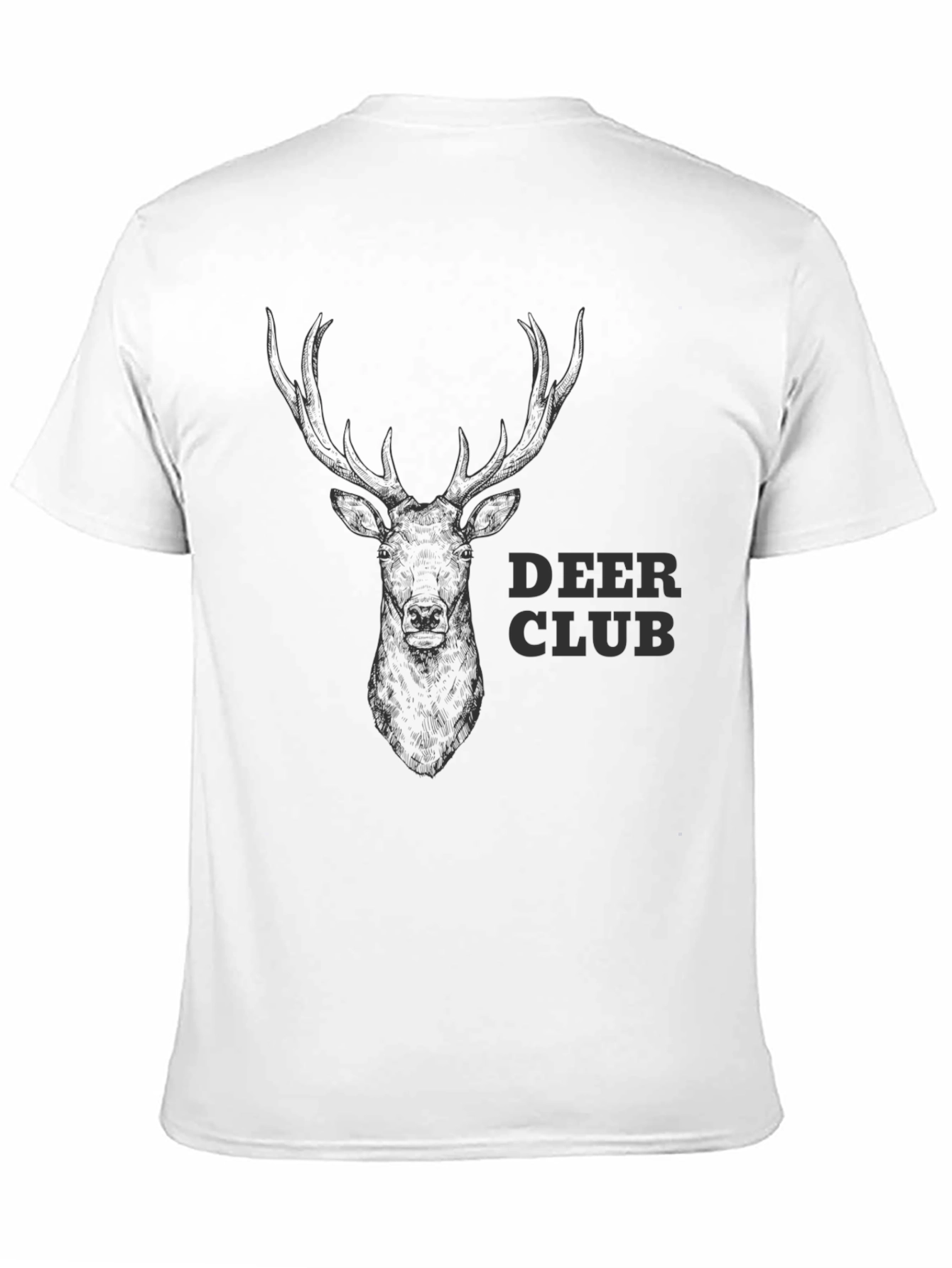 Camiseta Negra Deer Club para Hombre