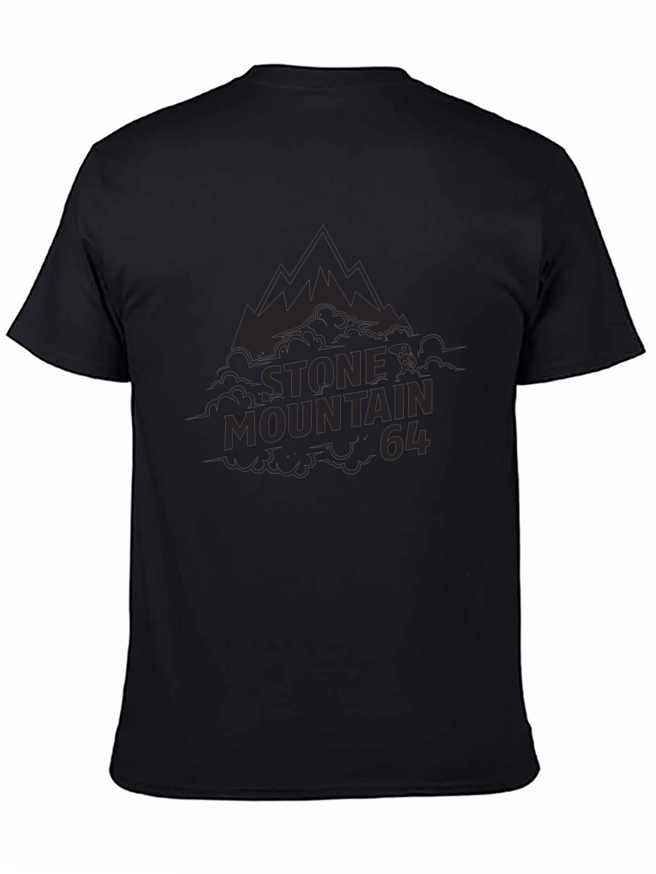 Camiseta Negra Stone Mountain 64