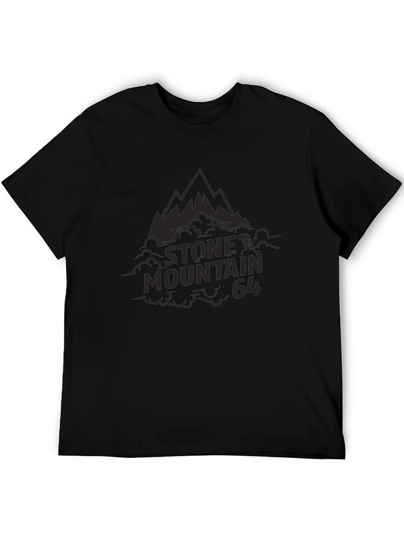 Camiseta Negra Stone Mountain 64