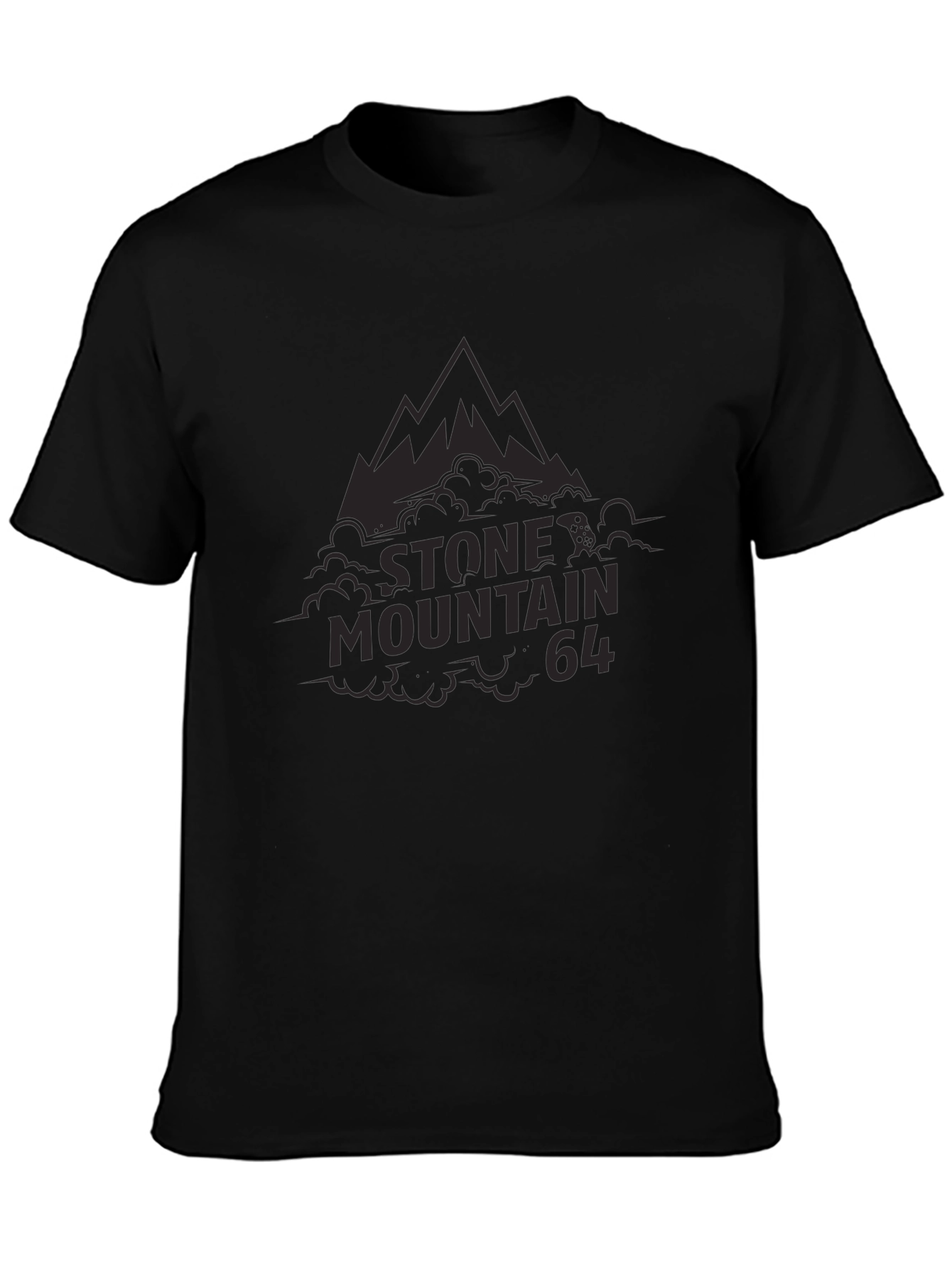 Camiseta Negra Stone Mountain 64