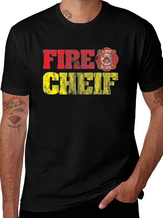 Camiseta Jefe de Bomberos - Diseño Distintivo