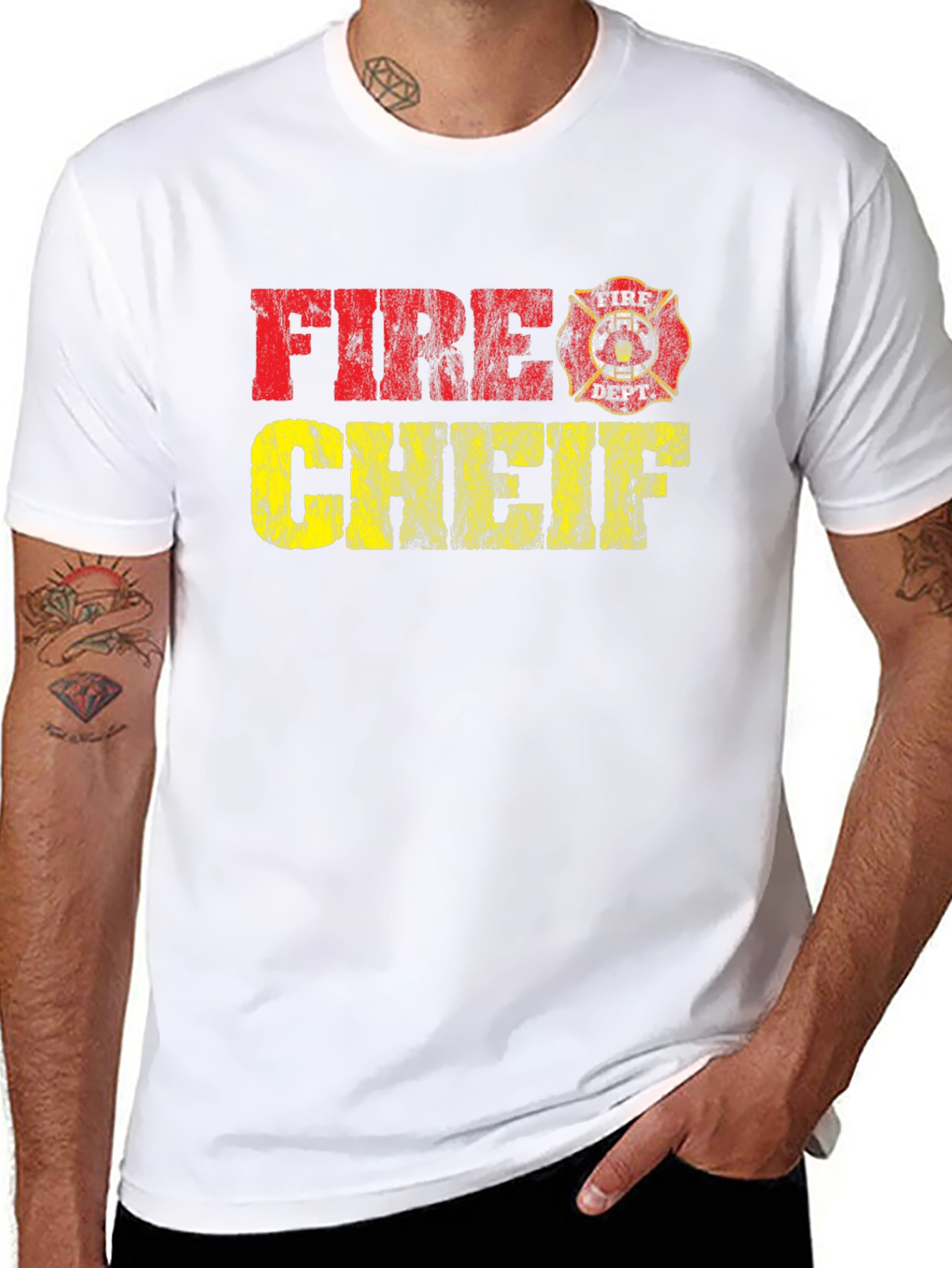 Camiseta Jefe de Bomberos - Diseño Distintivo