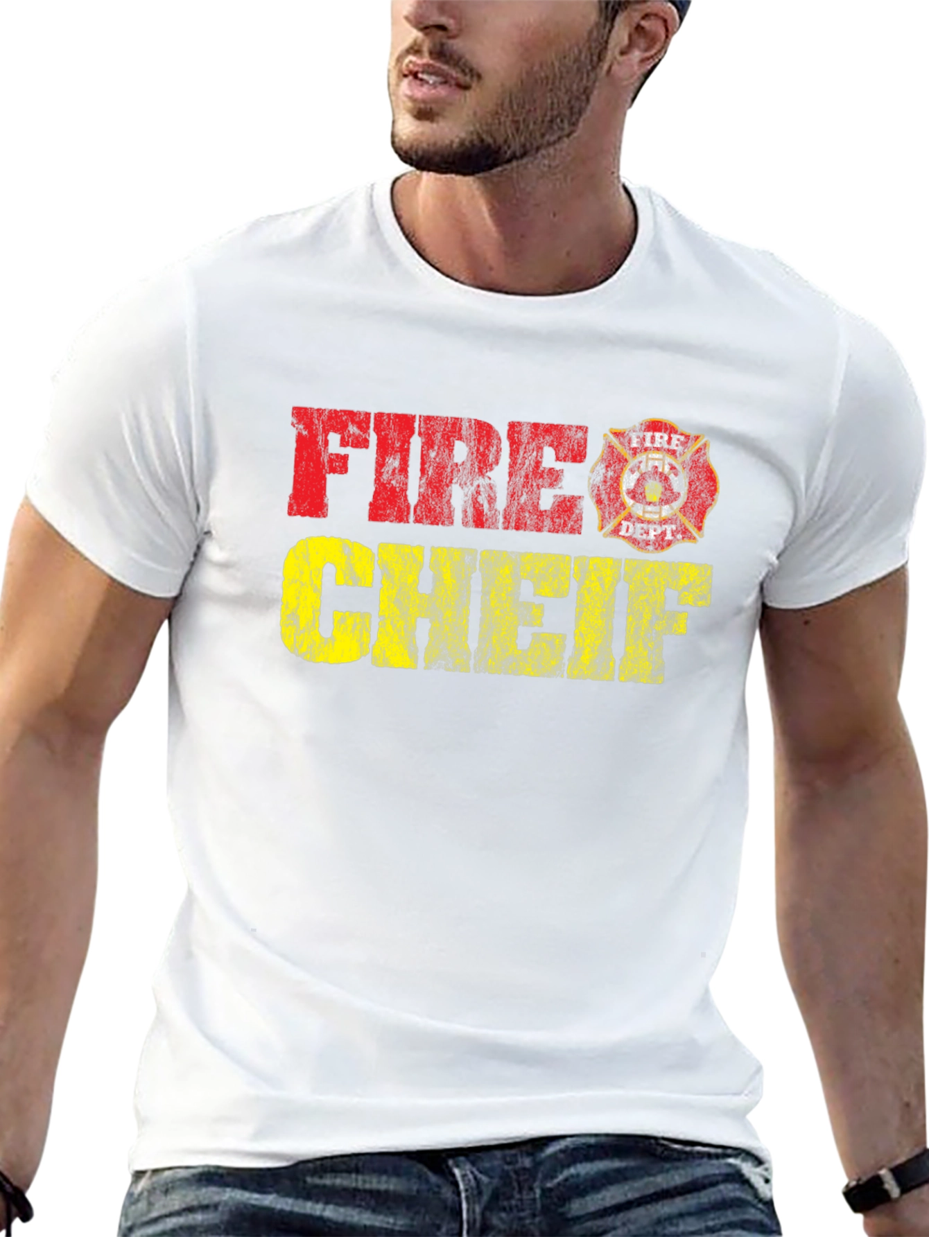 Camiseta Jefe de Bomberos - Diseño Distintivo