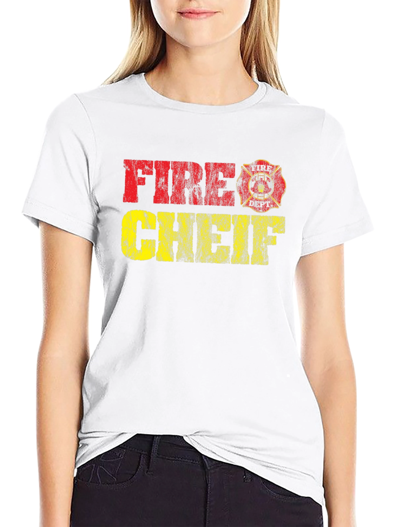 Camiseta Jefe de Bomberos - Diseño Distintivo