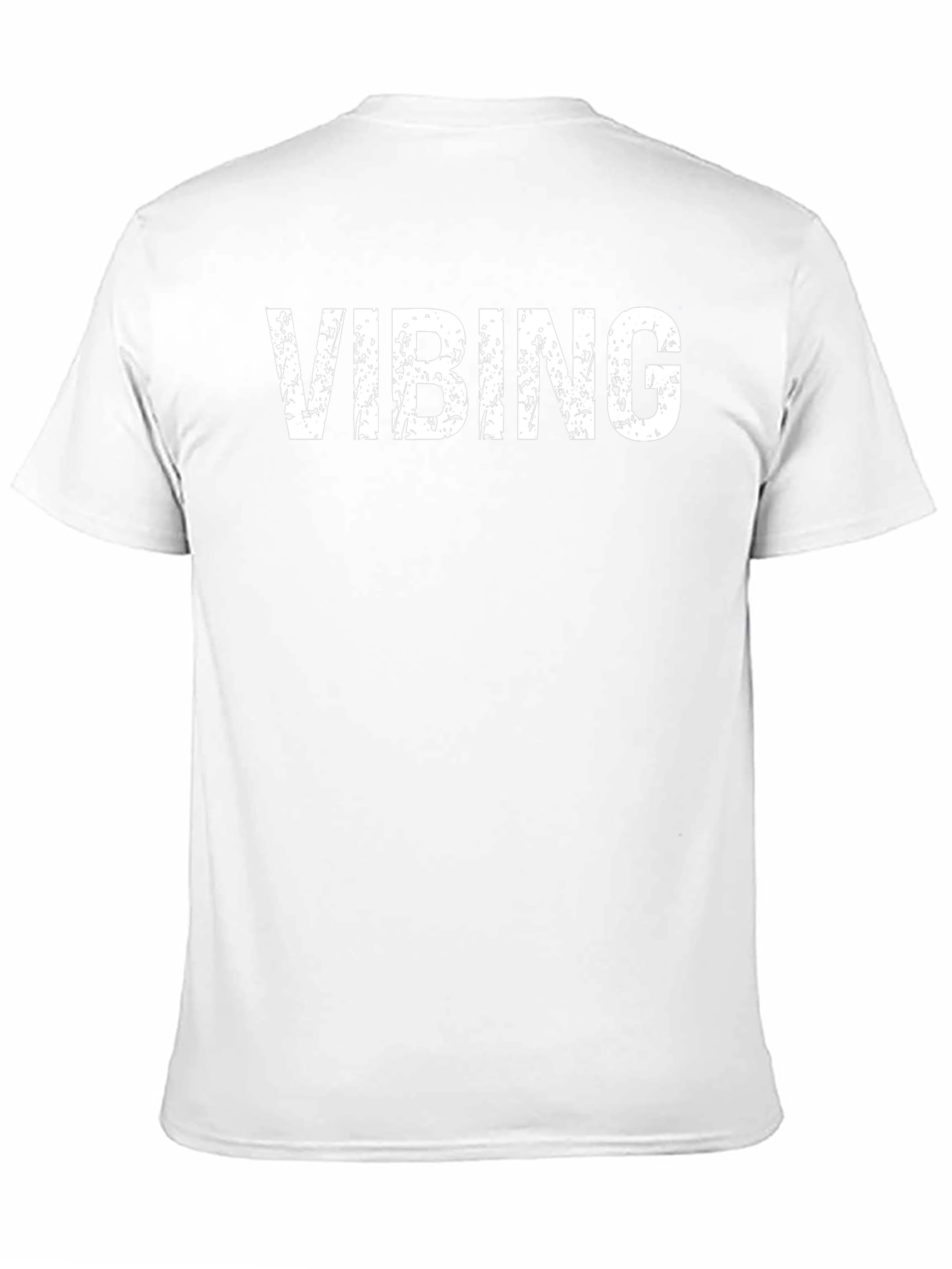 Camiseta Negra Vibing Casual Unisex