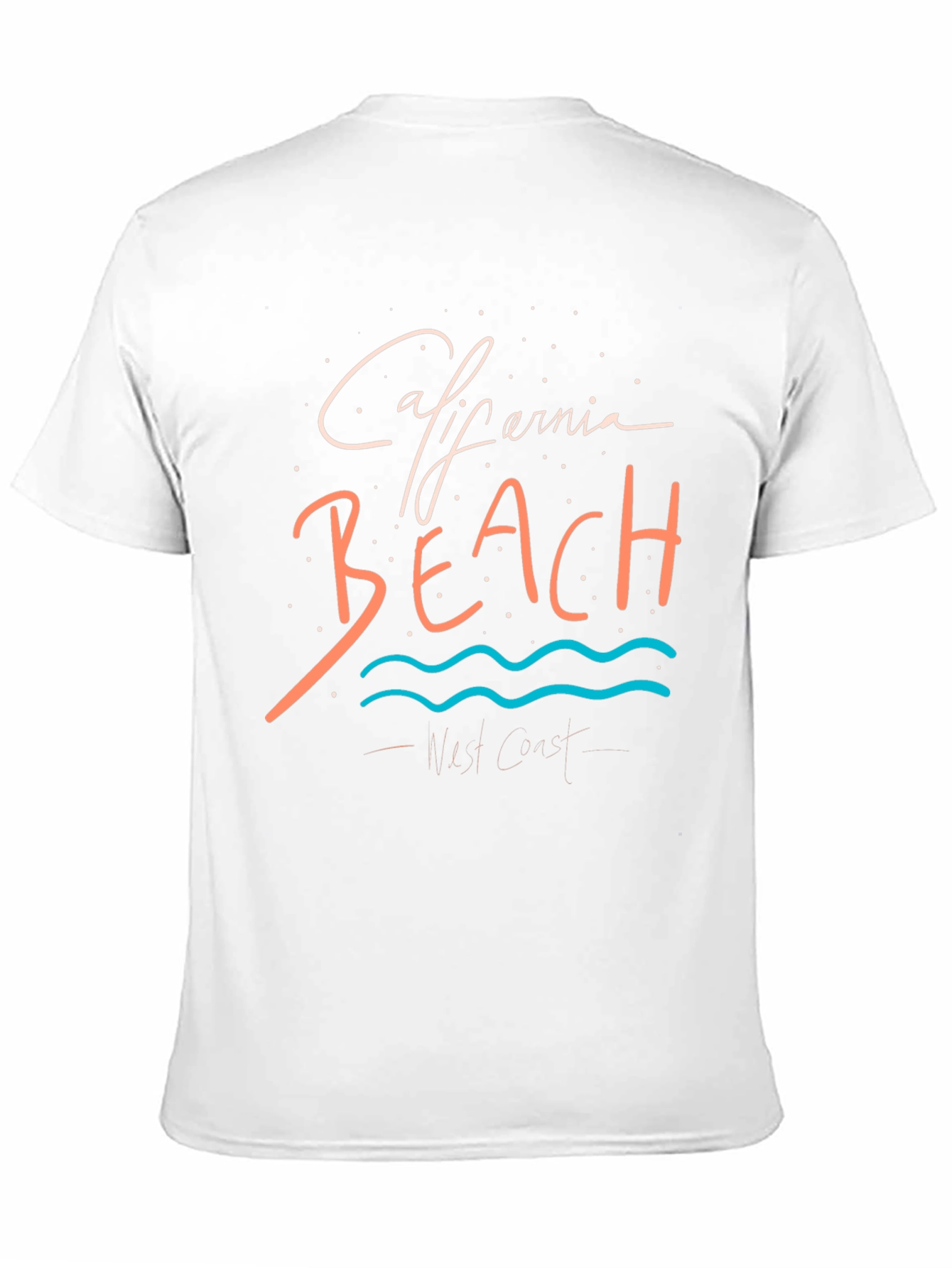 Camiseta Negra California Beach