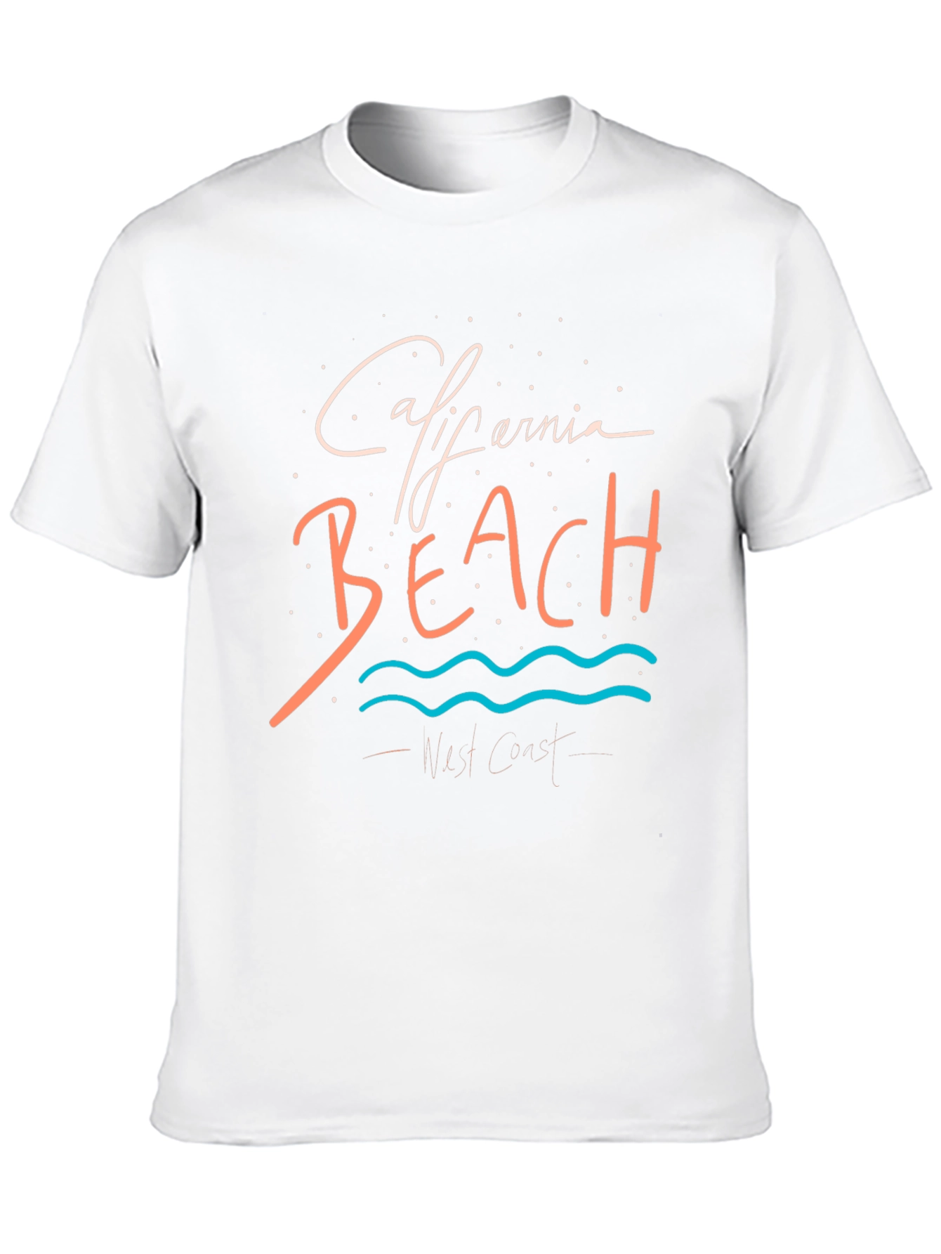 Camiseta Negra California Beach