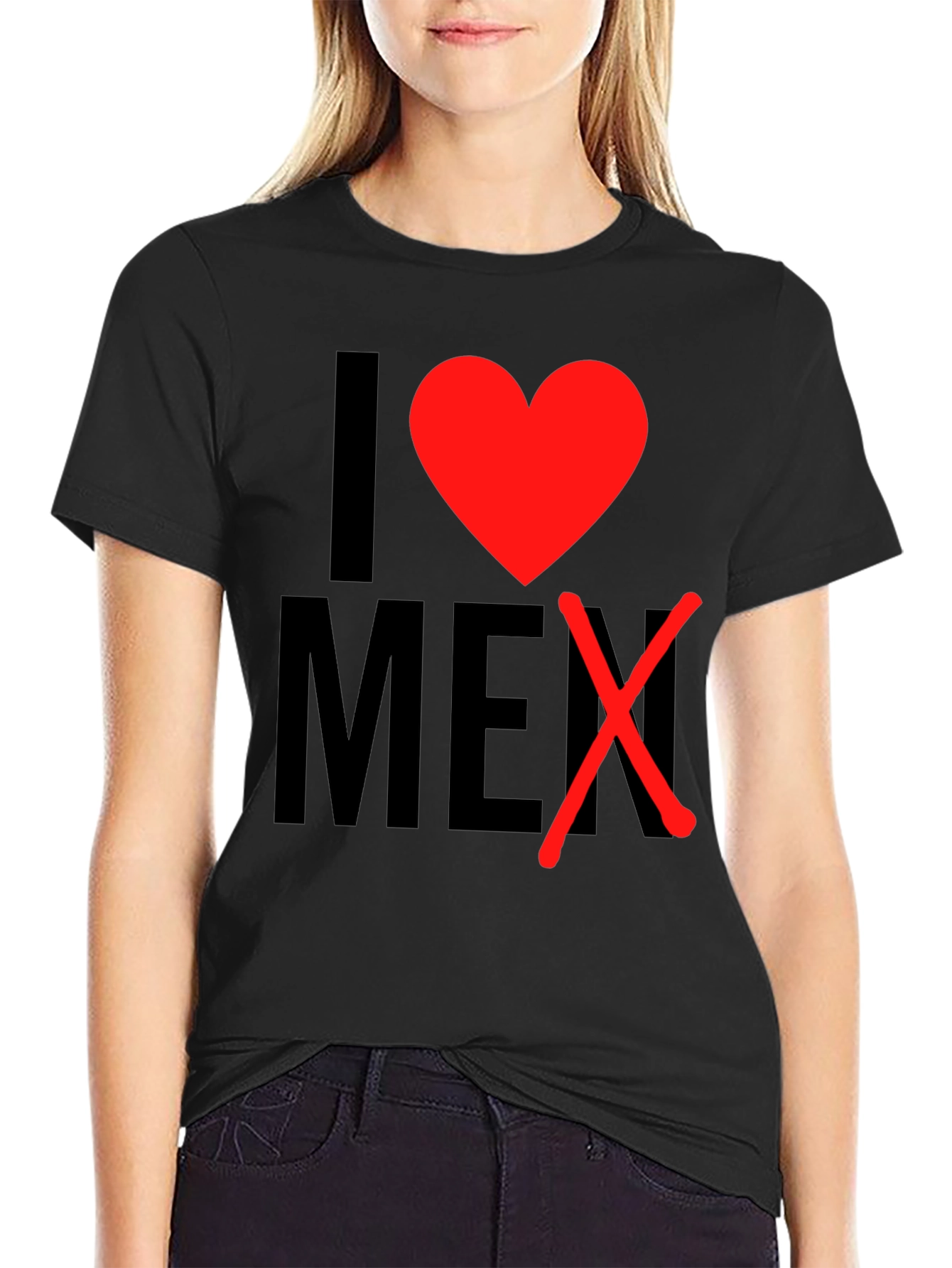 Camiseta con Diseño I ❤️ MEX