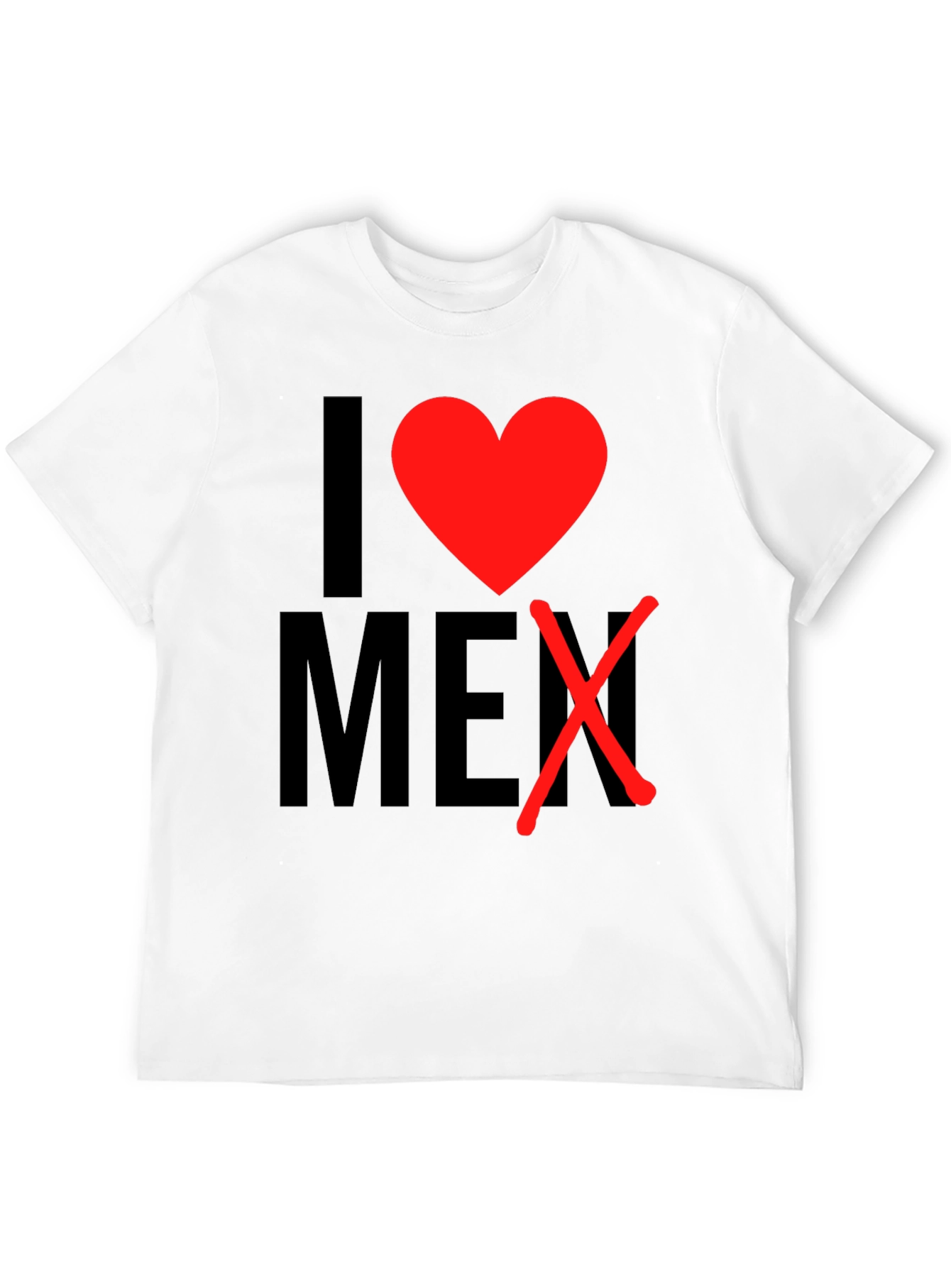 Camiseta con Diseño I ❤️ MEX