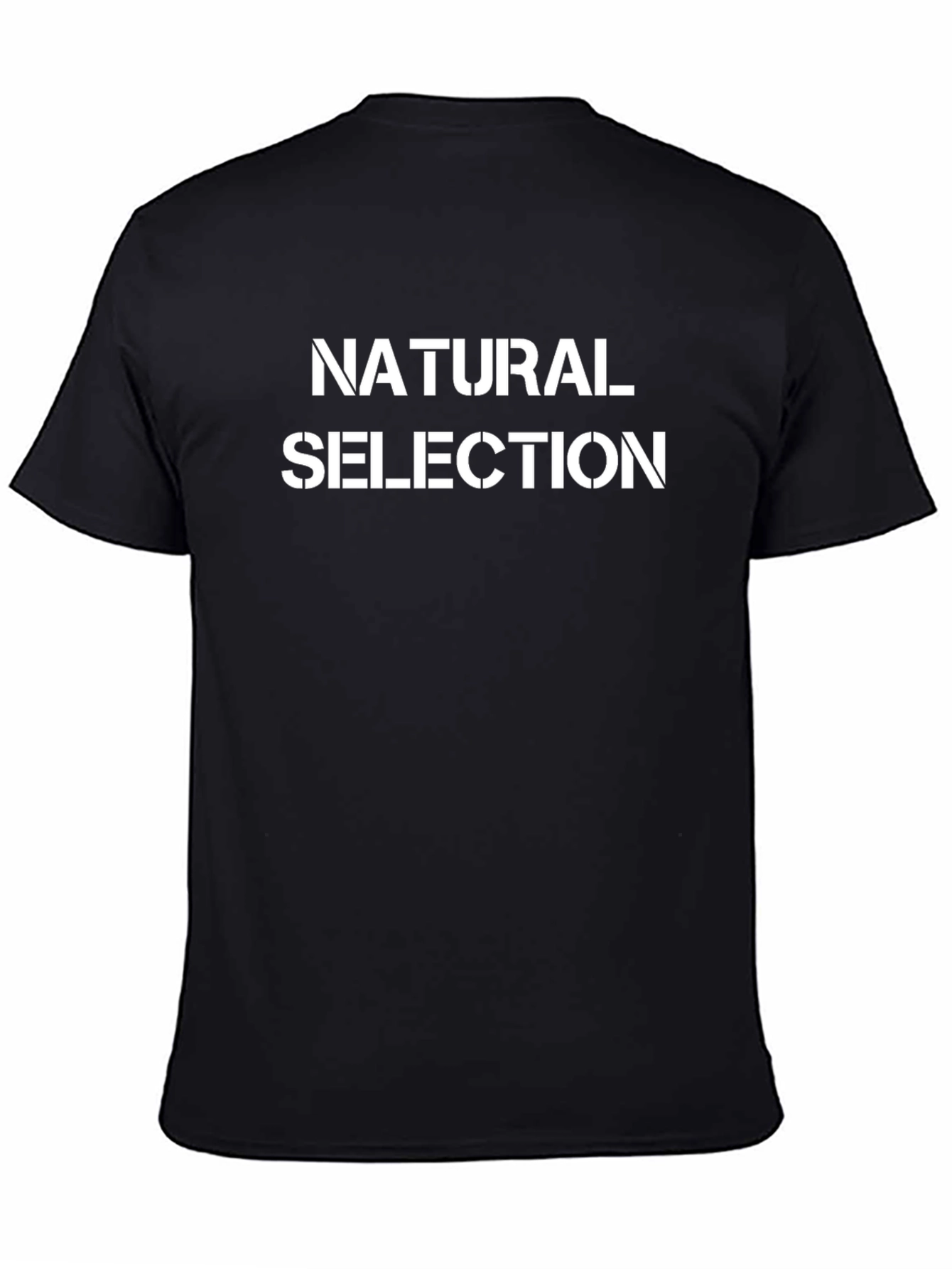 Camiseta Negra Selección Natural para Hombre