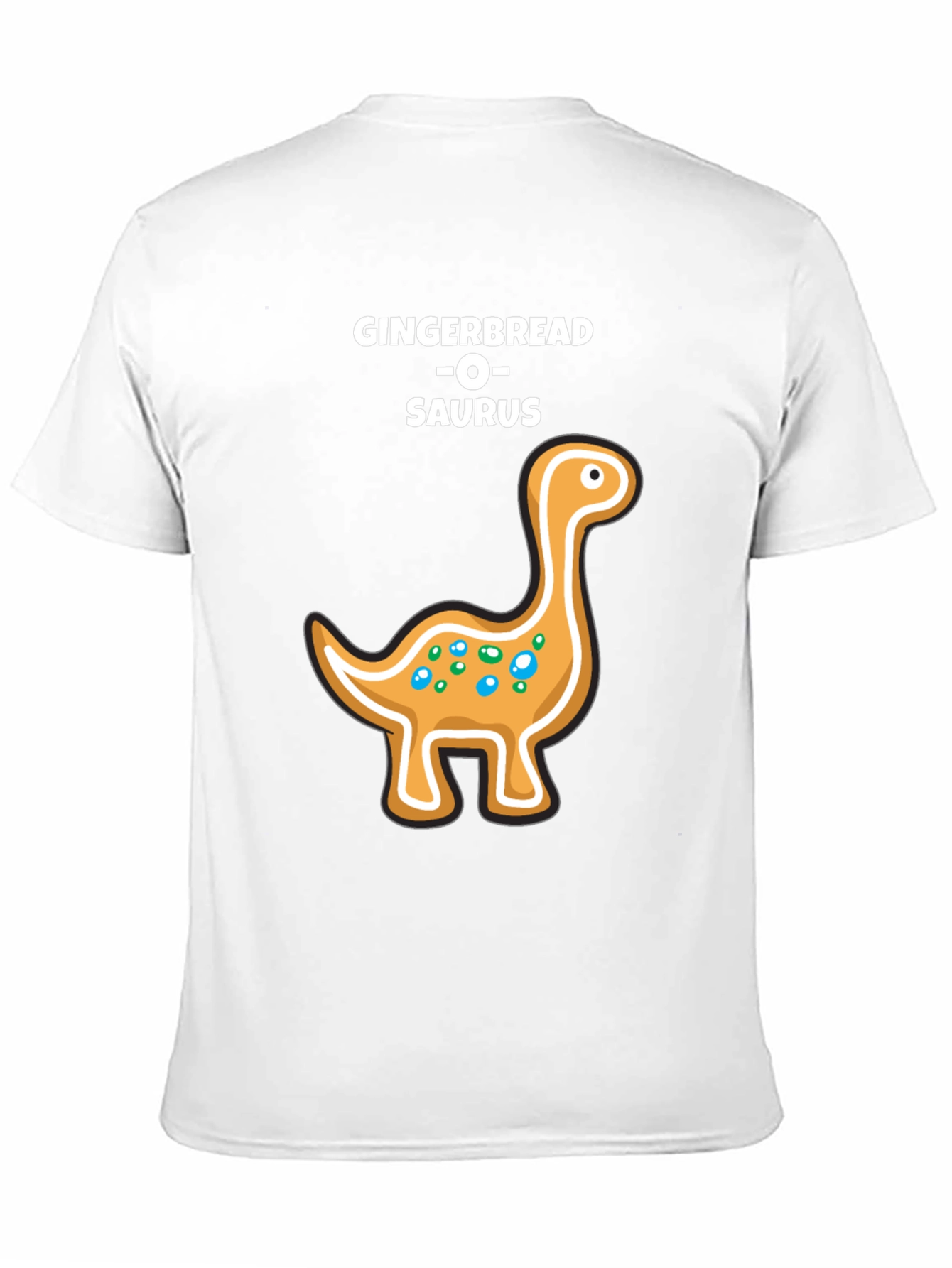 Camiseta Negra Gingerbread-O-Saurus