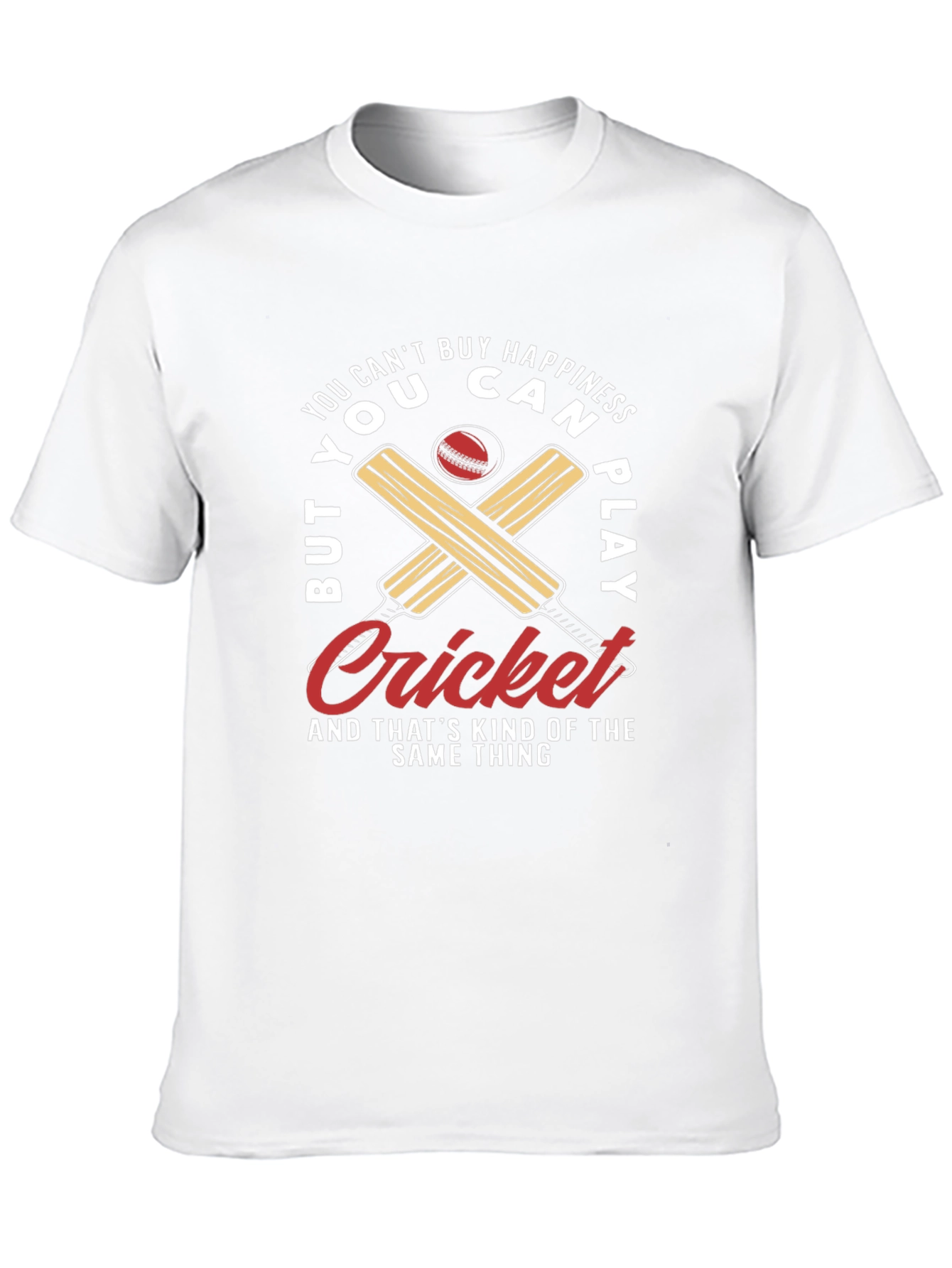 Camiseta Negra con Diseño de Cricket