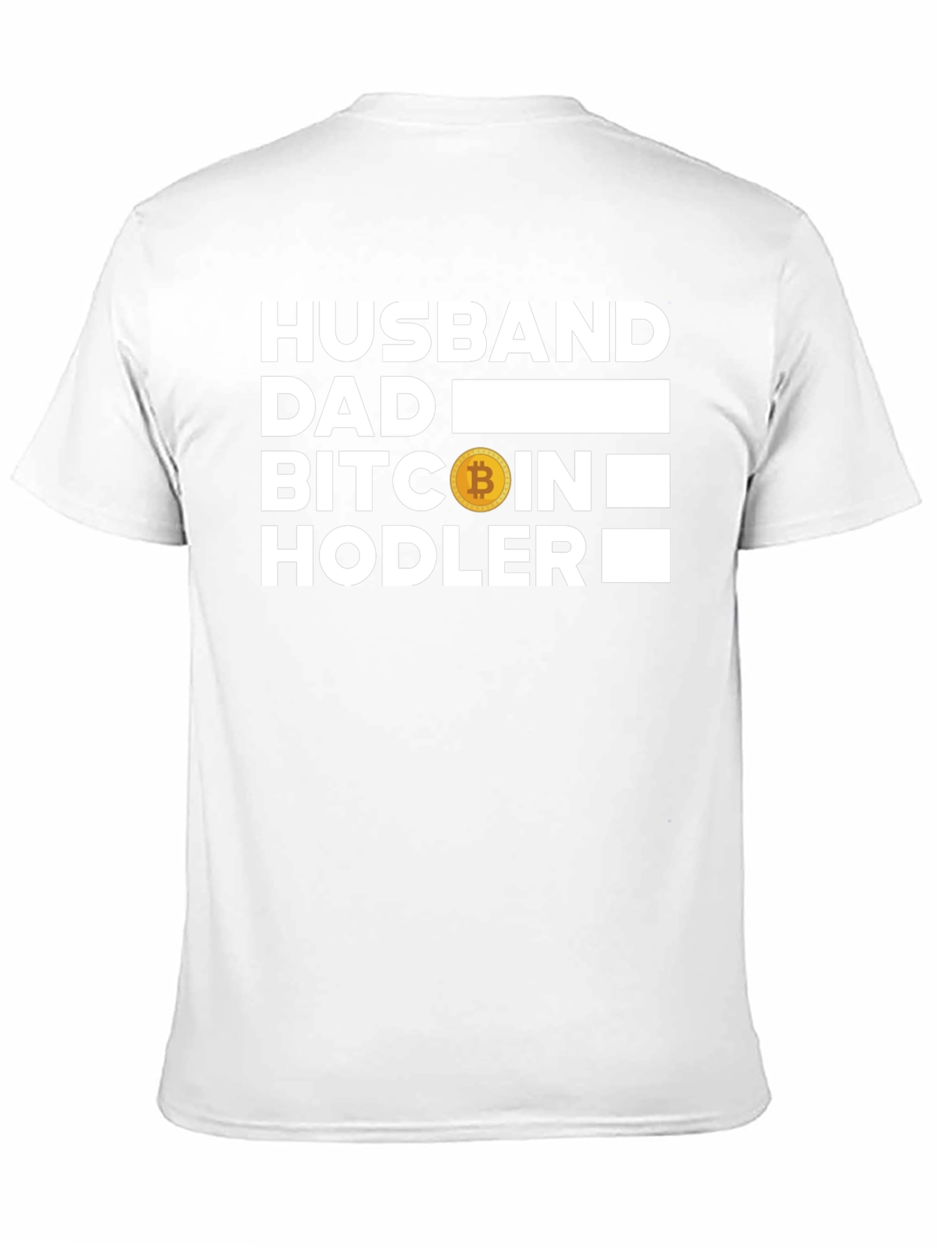 Camiseta Hombre Bitcoin Hodler - Ideal Papá y Marido