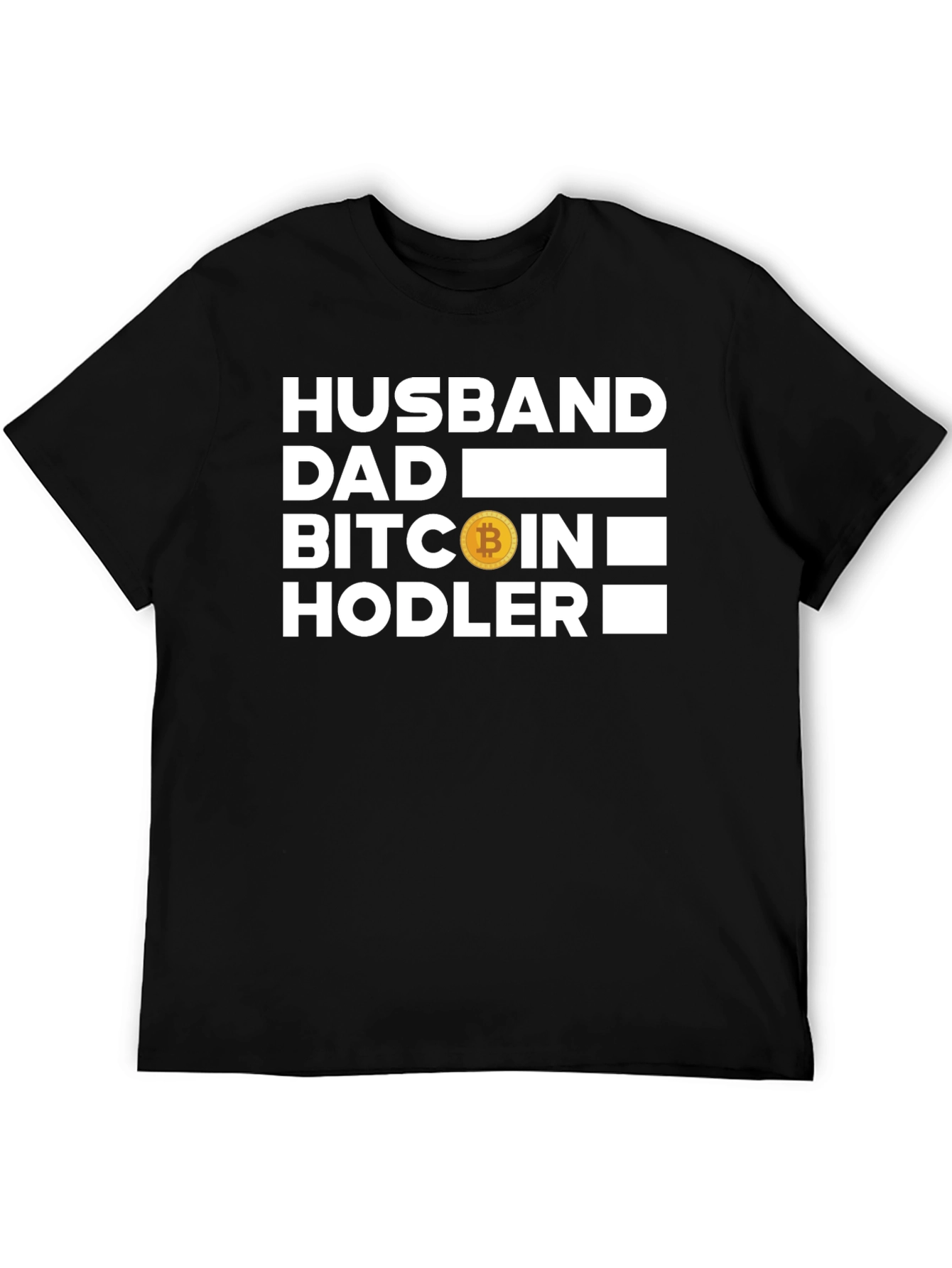 Camiseta Hombre Bitcoin Hodler - Ideal Papá y Marido