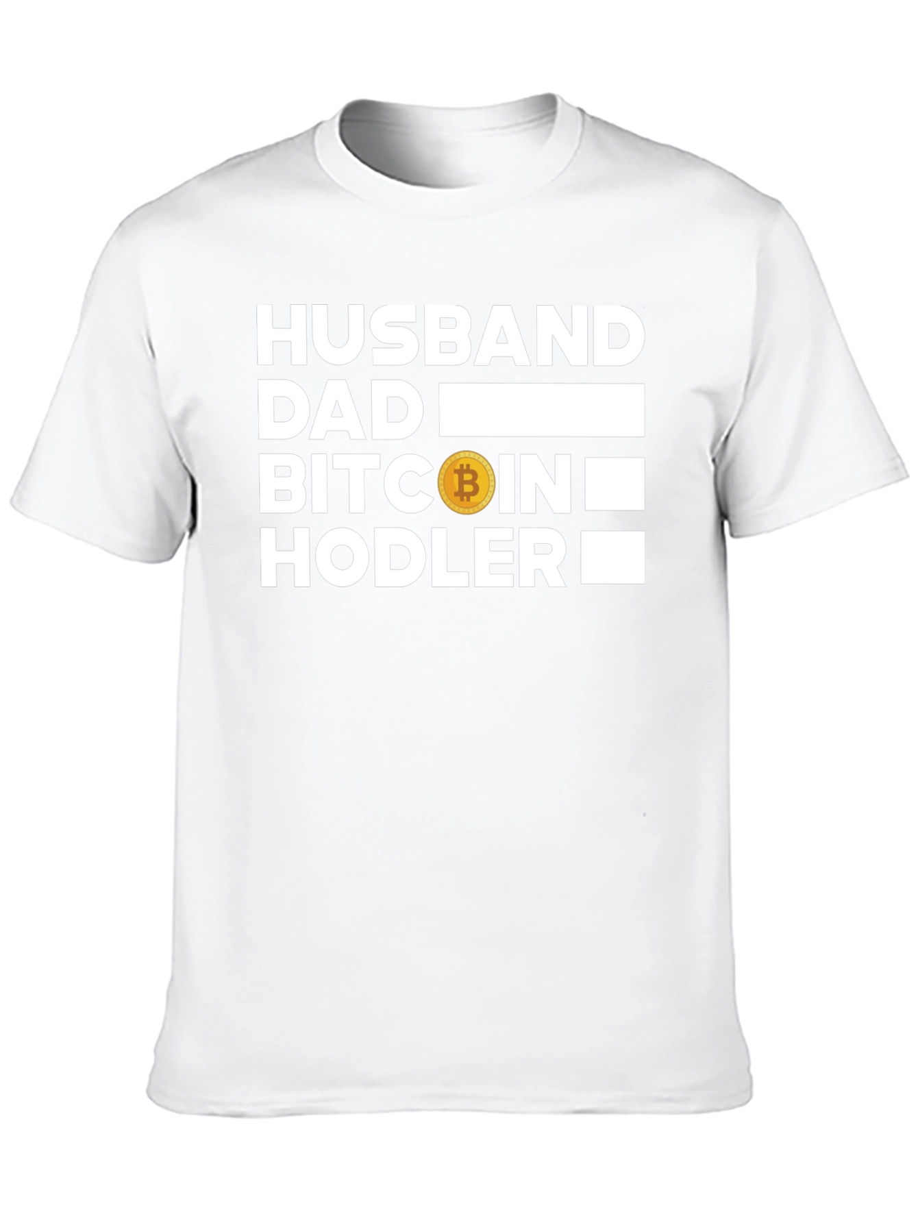 Camiseta Hombre Bitcoin Hodler - Ideal Papá y Marido