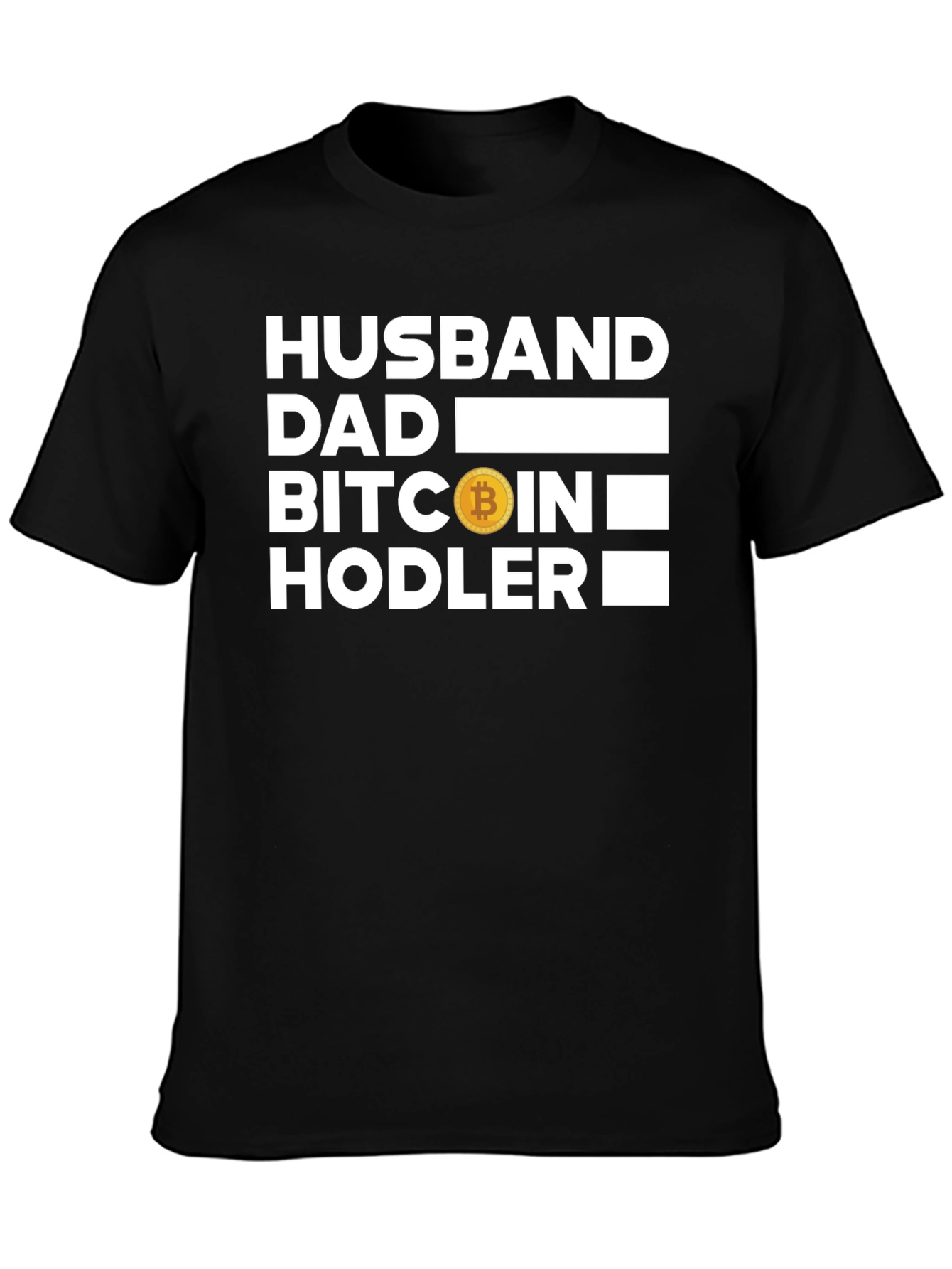 Camiseta Hombre Bitcoin Hodler - Ideal Papá y Marido