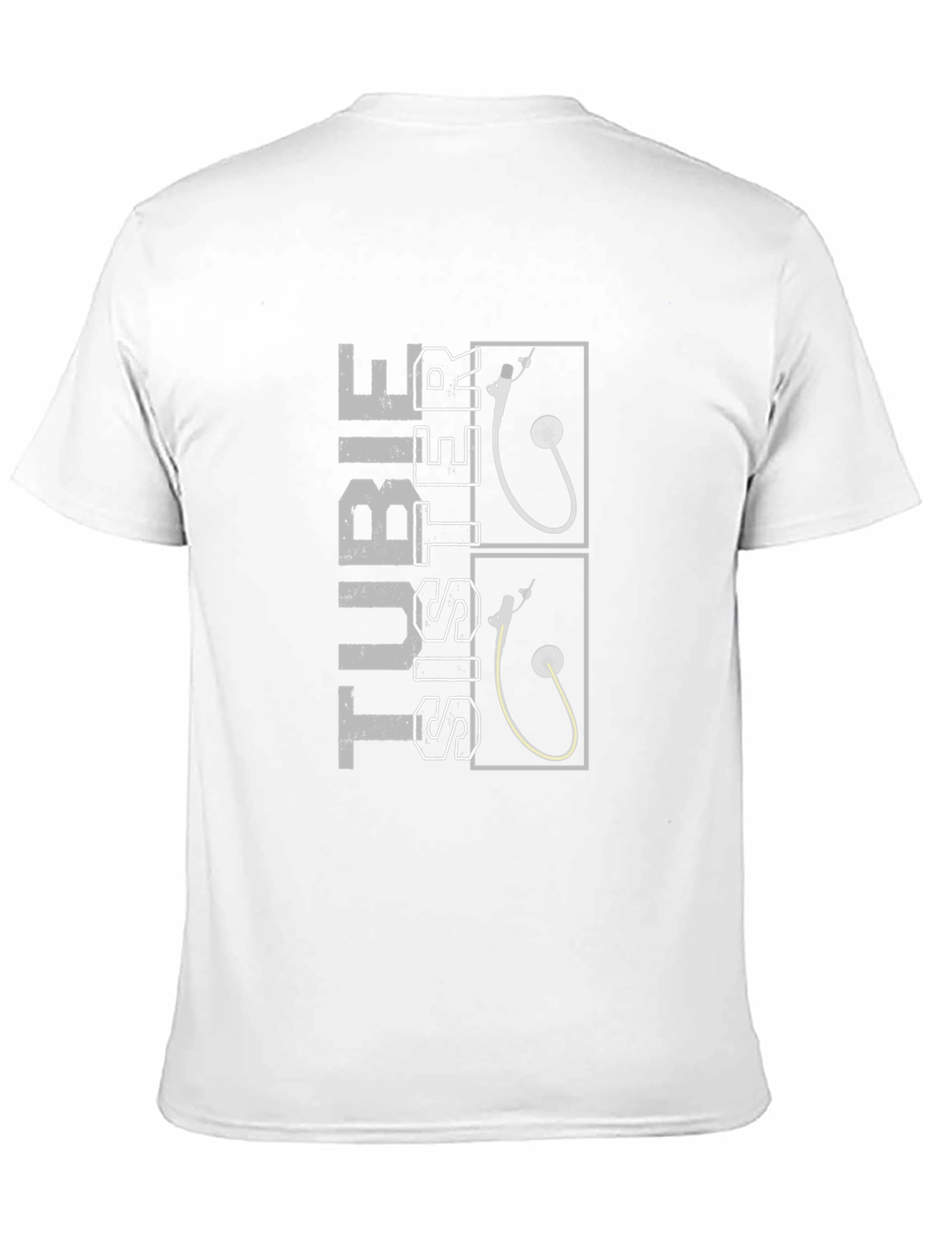 Camiseta Negra Tubie Sister con Diseño Divertido