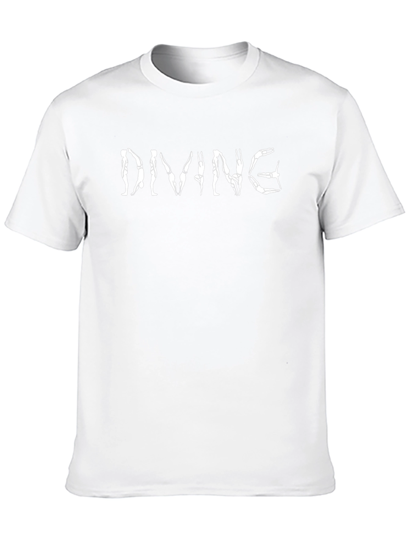 Camiseta Negra Divertida Diving