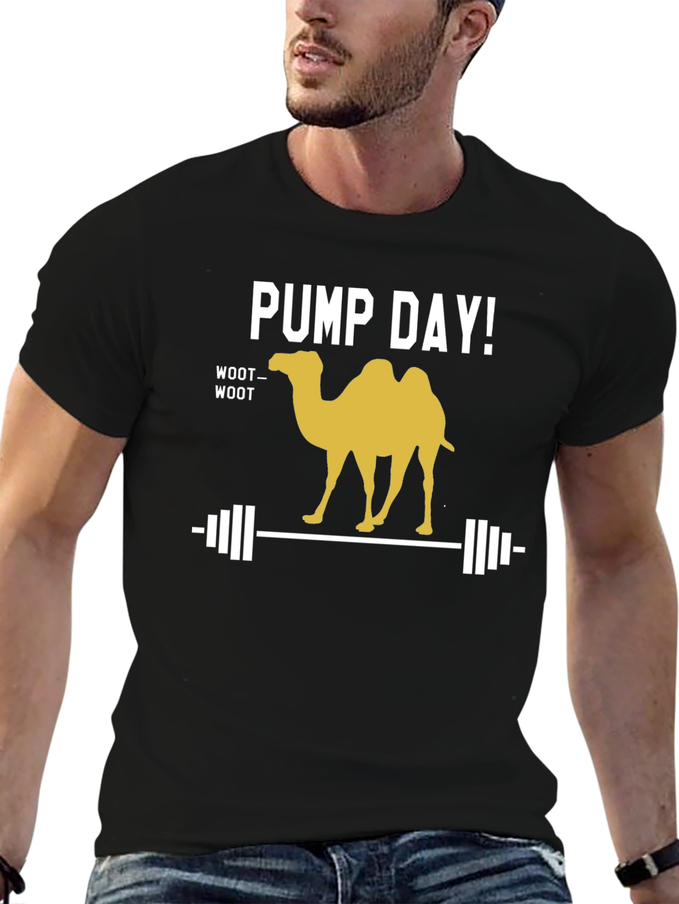 Camiseta Humor Gimnasio: ¡Día de Bombeo!