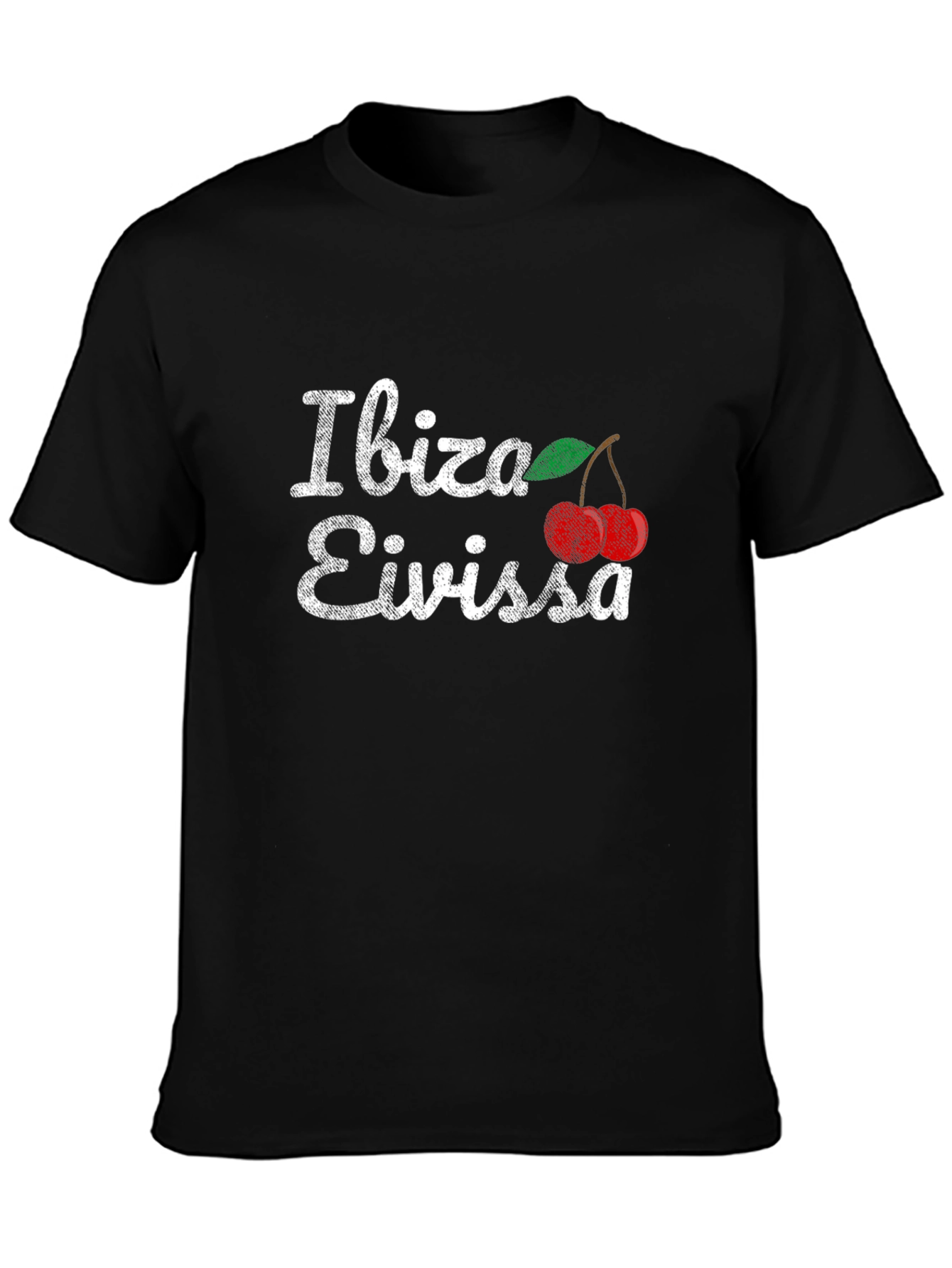 Camiseta Ibiza Eivissa Cerezas - Diseño Vacaciones