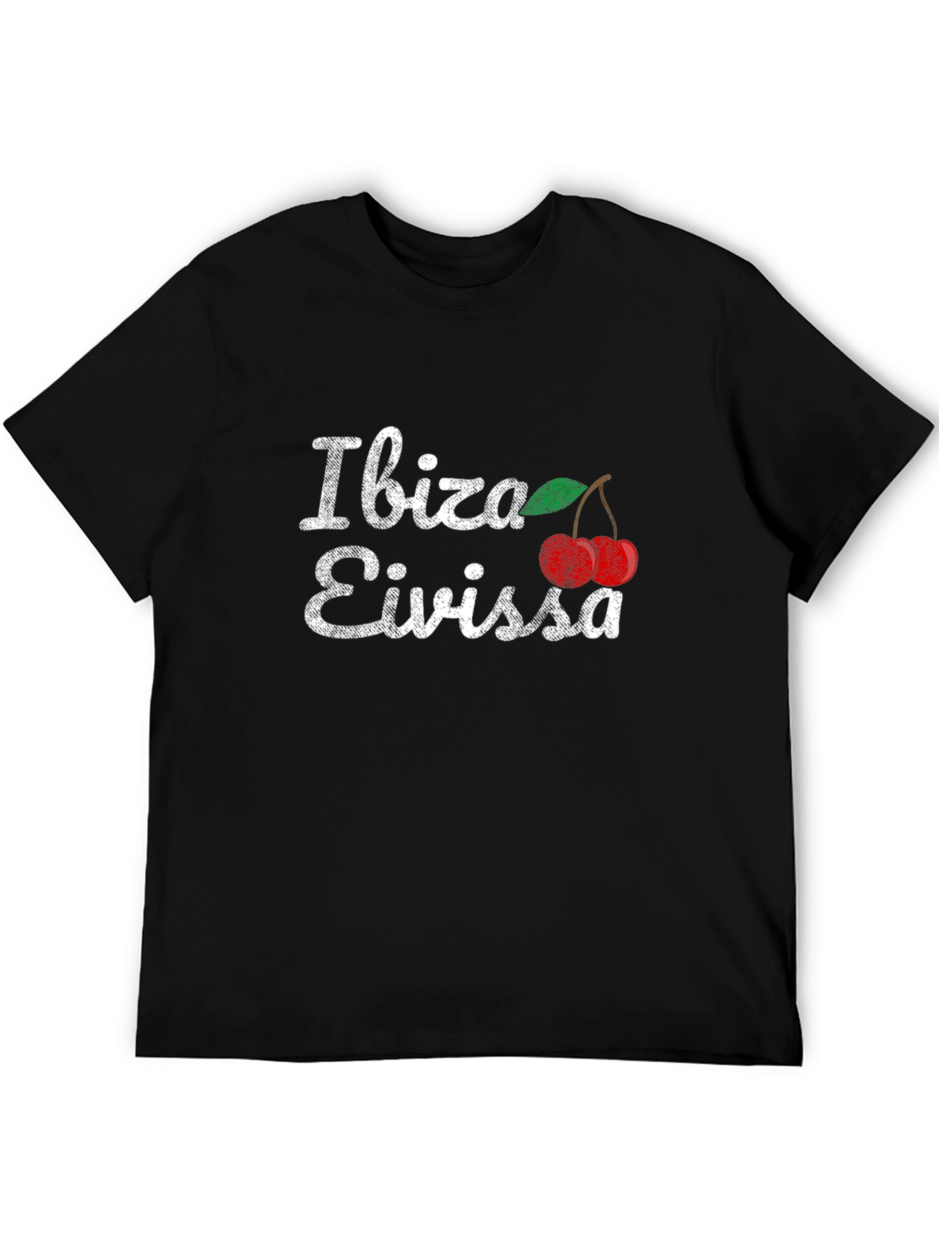 Camiseta Ibiza Eivissa Cerezas - Diseño Vacaciones