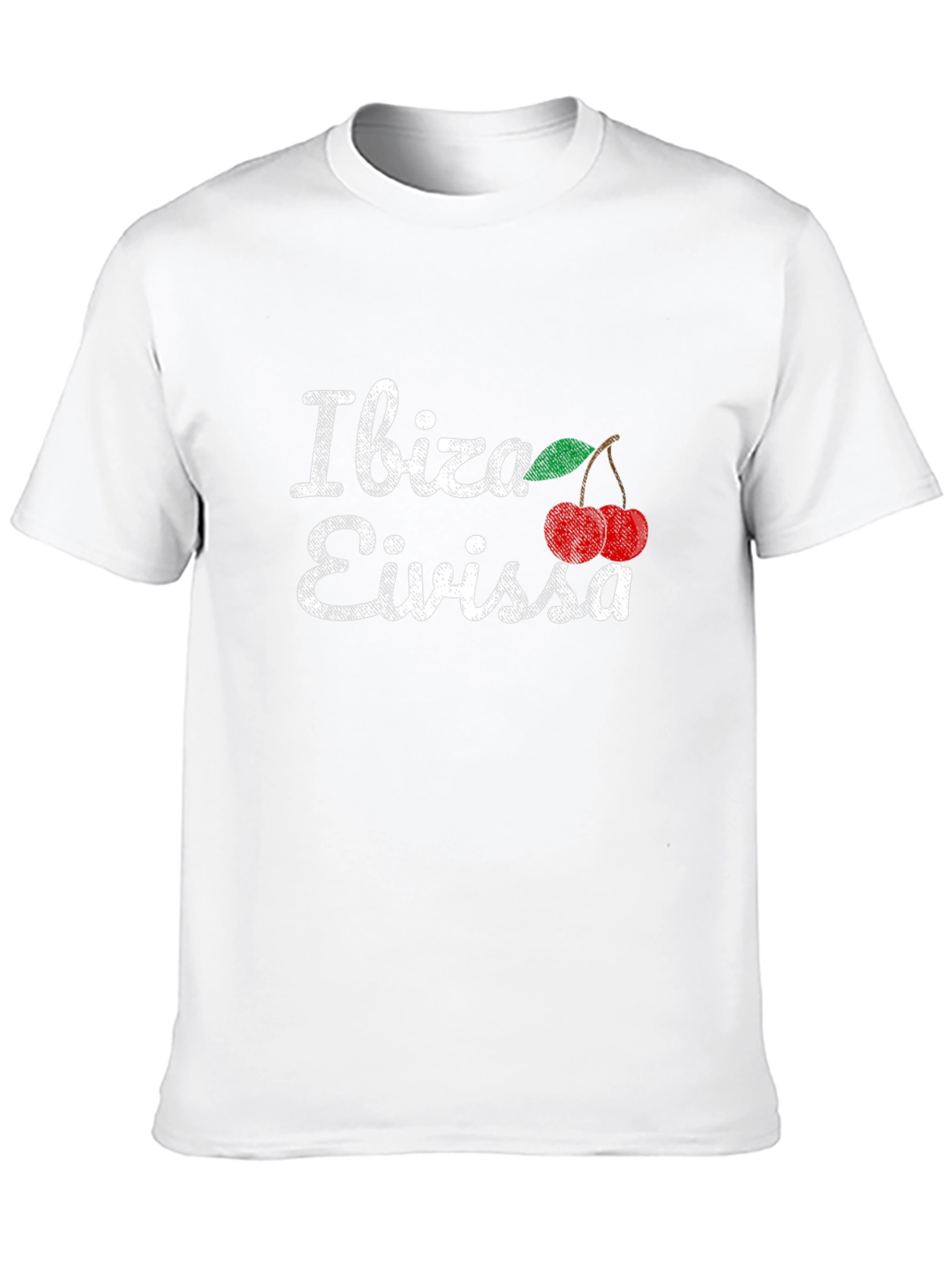 Camiseta Ibiza Eivissa Cerezas - Diseño Vacaciones