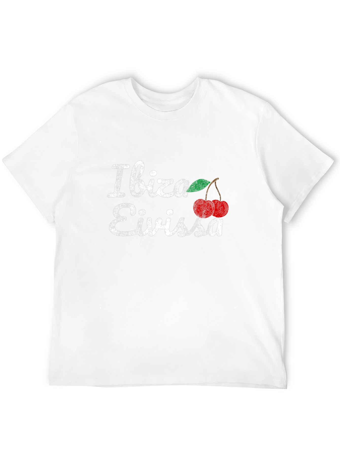 Camiseta Ibiza Eivissa Cerezas - Diseño Vacaciones