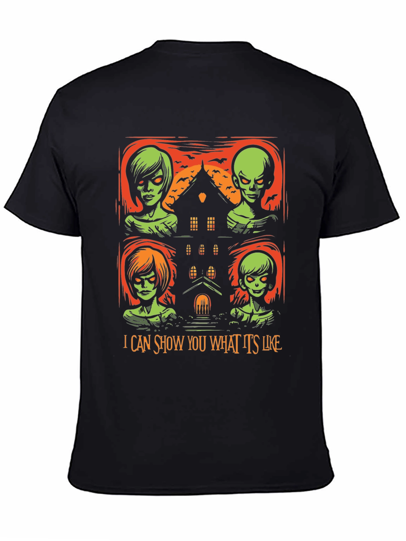 Camiseta de Halloween con diseño espeluznante
