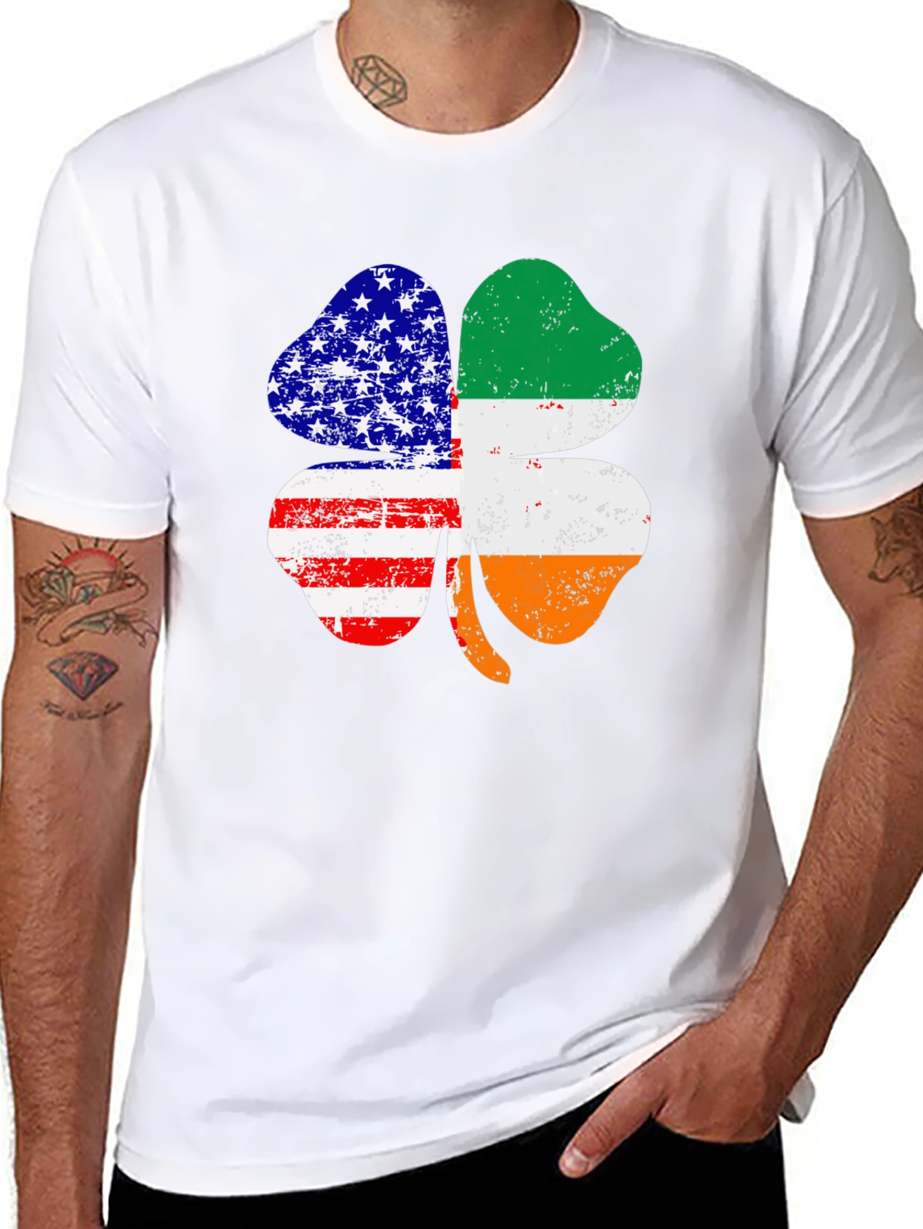 Camiseta Trébol USA-Irlanda