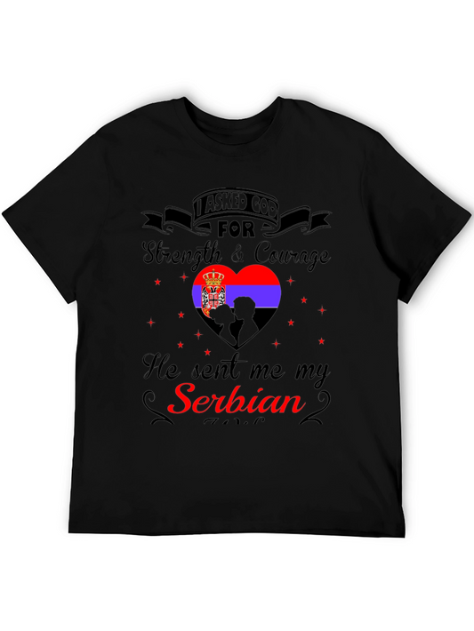Camiseta Serbia: Fuerza y Coraje