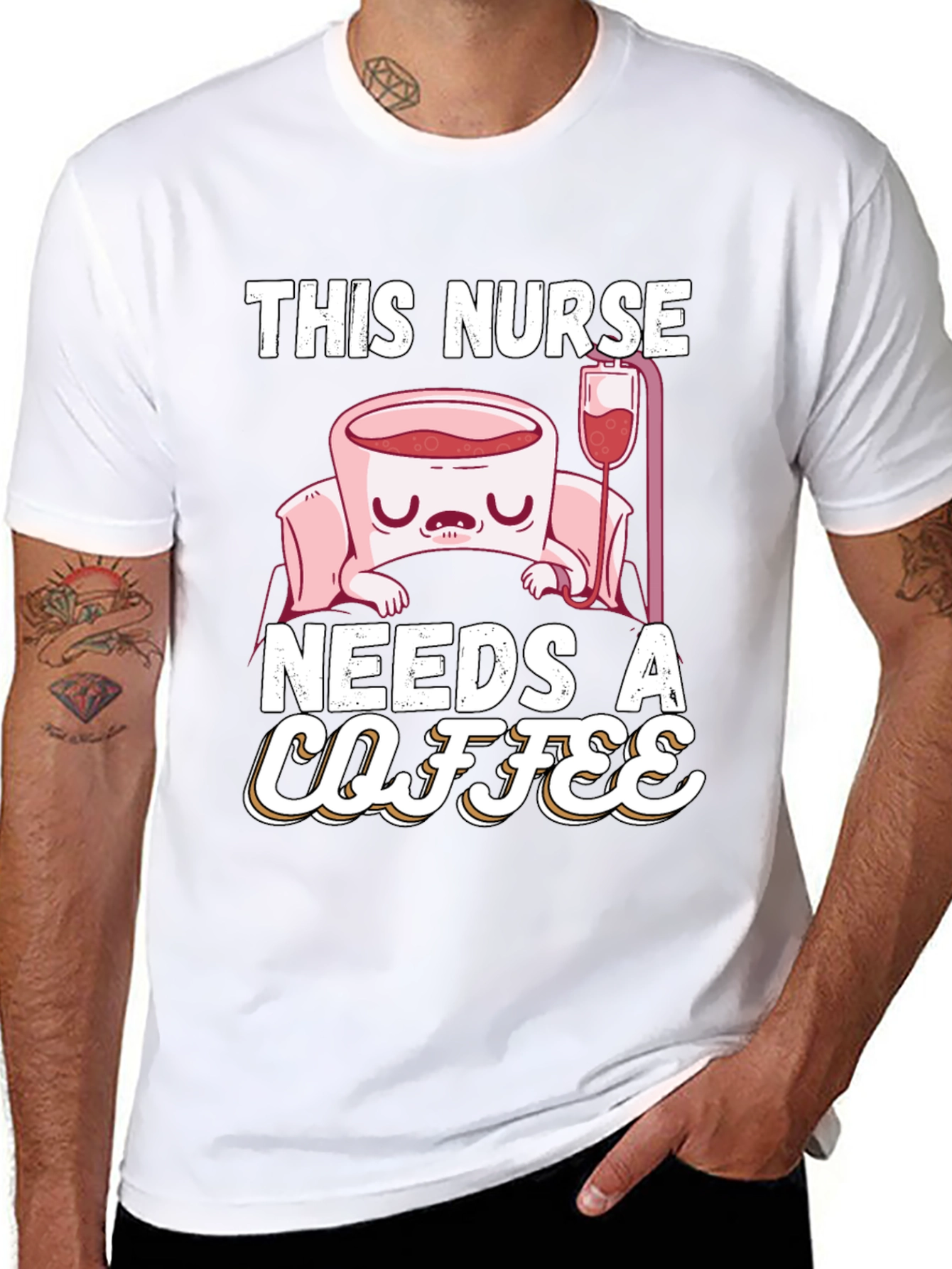 Camiseta Esta Enfermera Necesita un Café