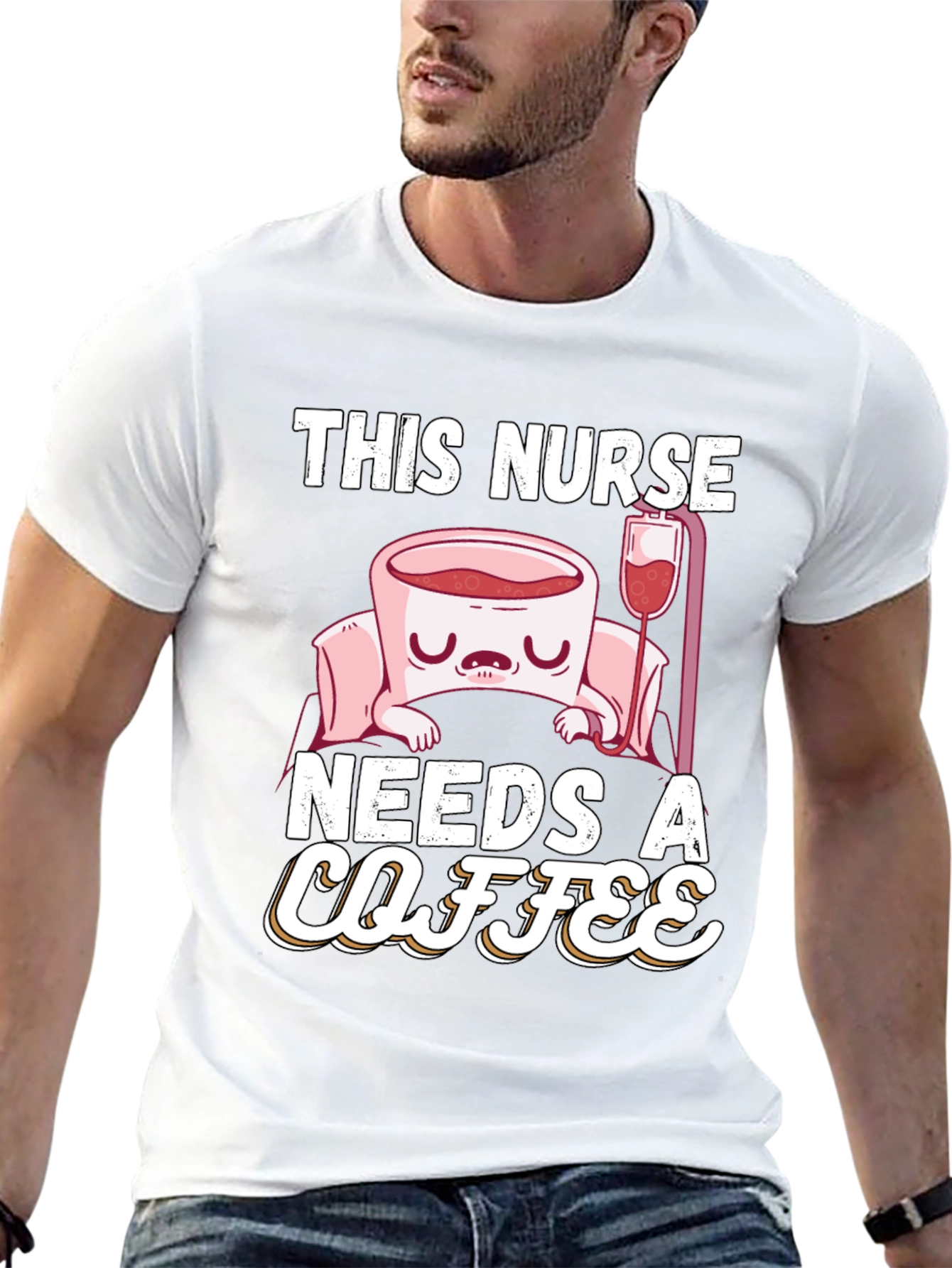 Camiseta Esta Enfermera Necesita un Café