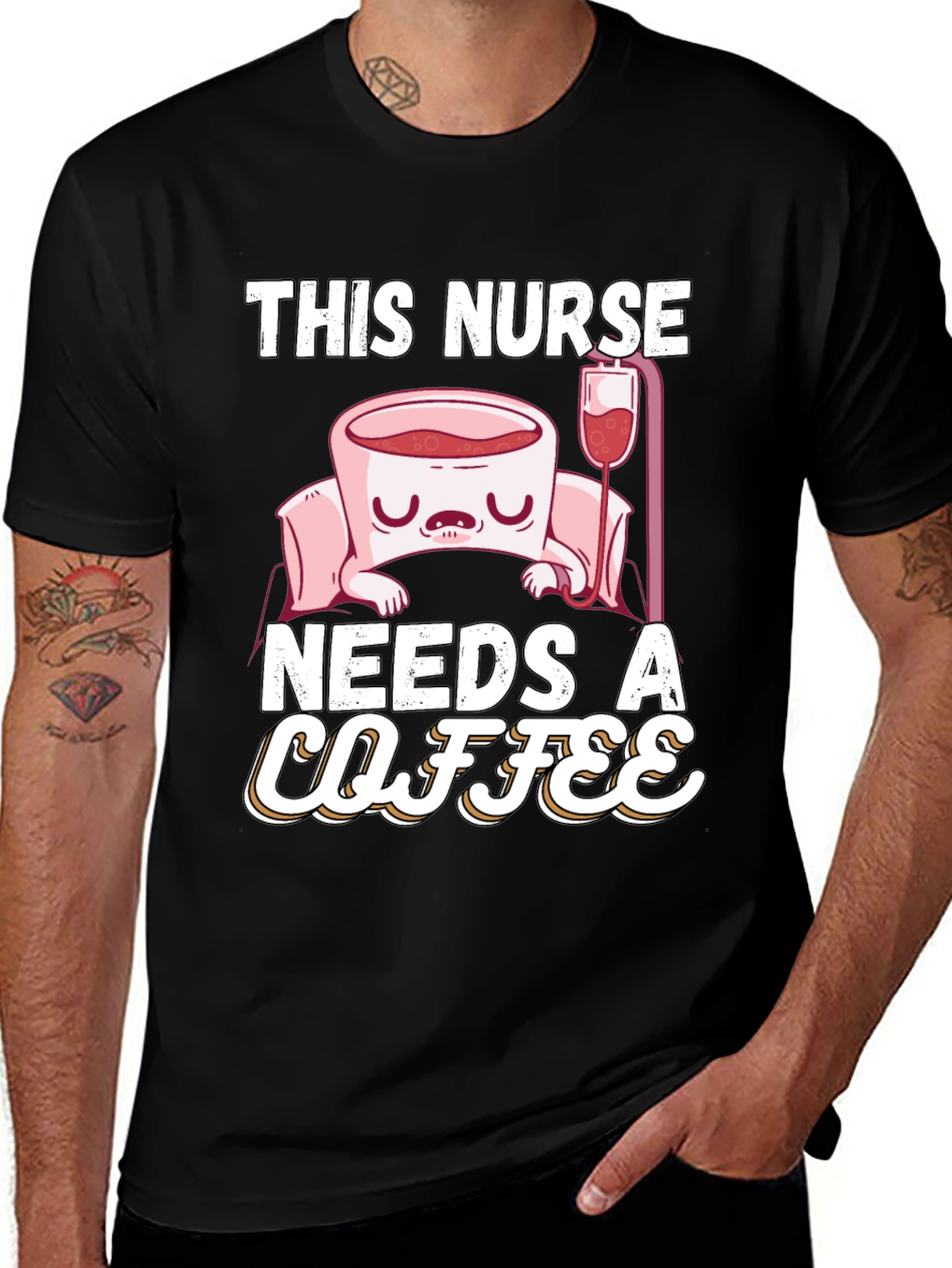 Camiseta Esta Enfermera Necesita un Café
