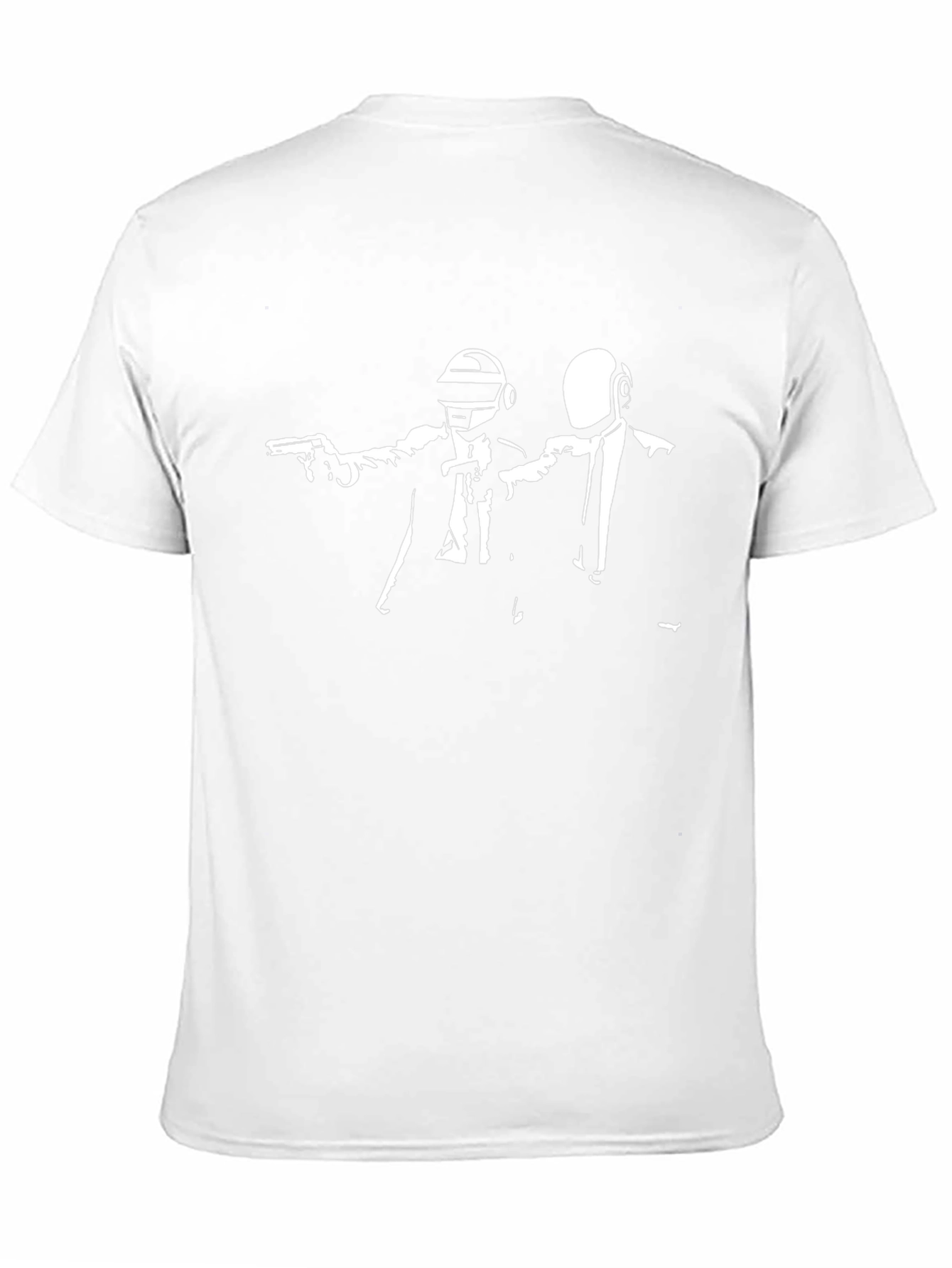 Camiseta Negra Pulp Fiction Daft Punk