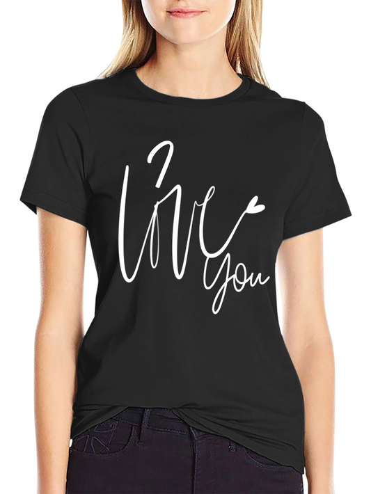Camiseta Negra Love You