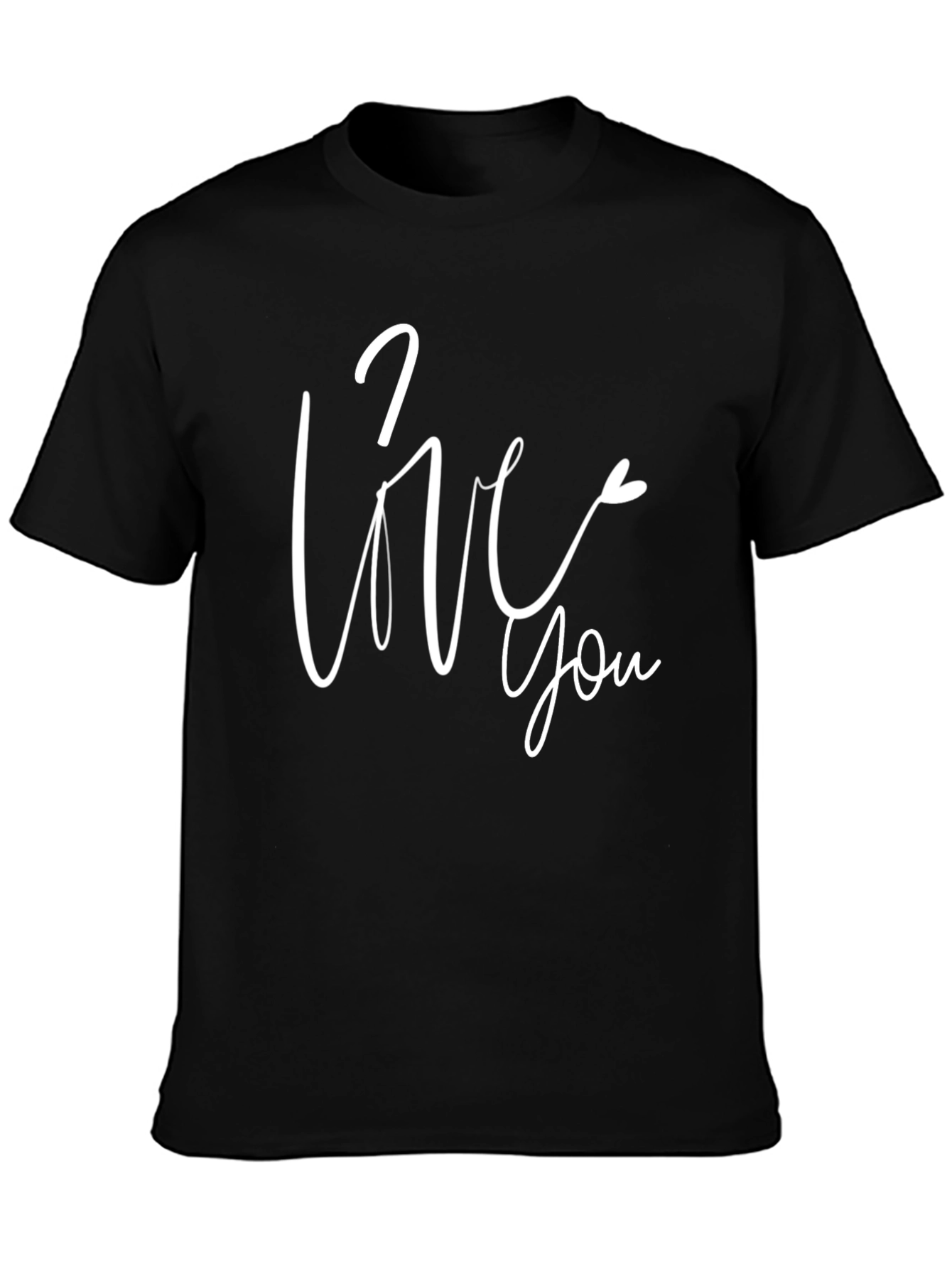 Camiseta Negra Love You