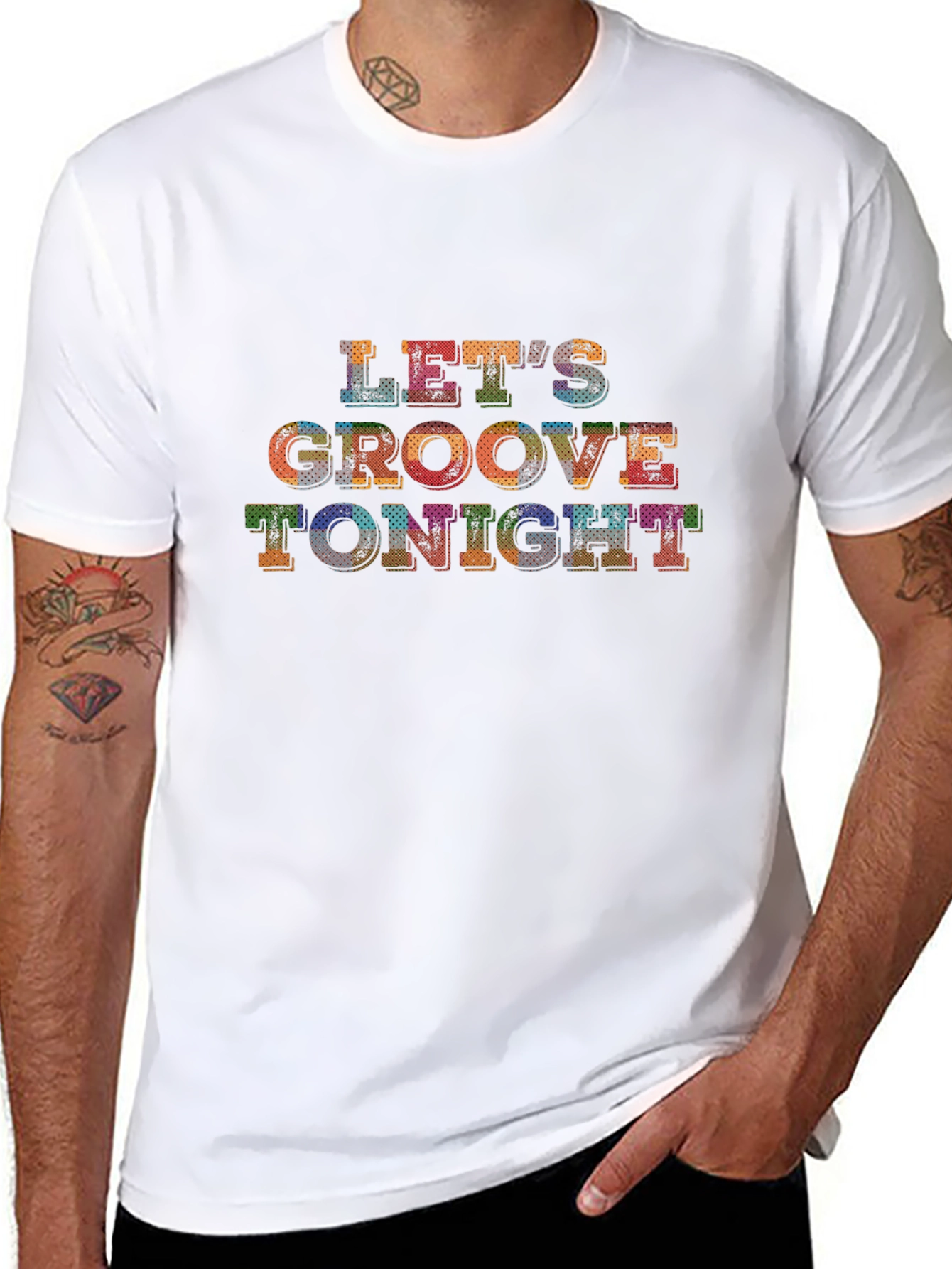 Camiseta Negra Lets Groove Tonight