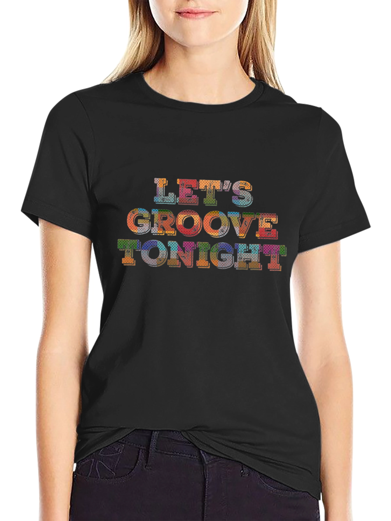 Camiseta Negra Lets Groove Tonight