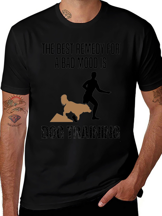 Camiseta Negra Entrenamiento Canino