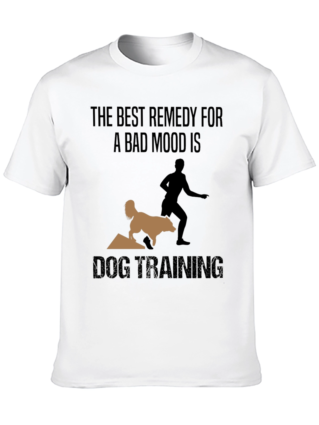 Camiseta Negra Entrenamiento Canino