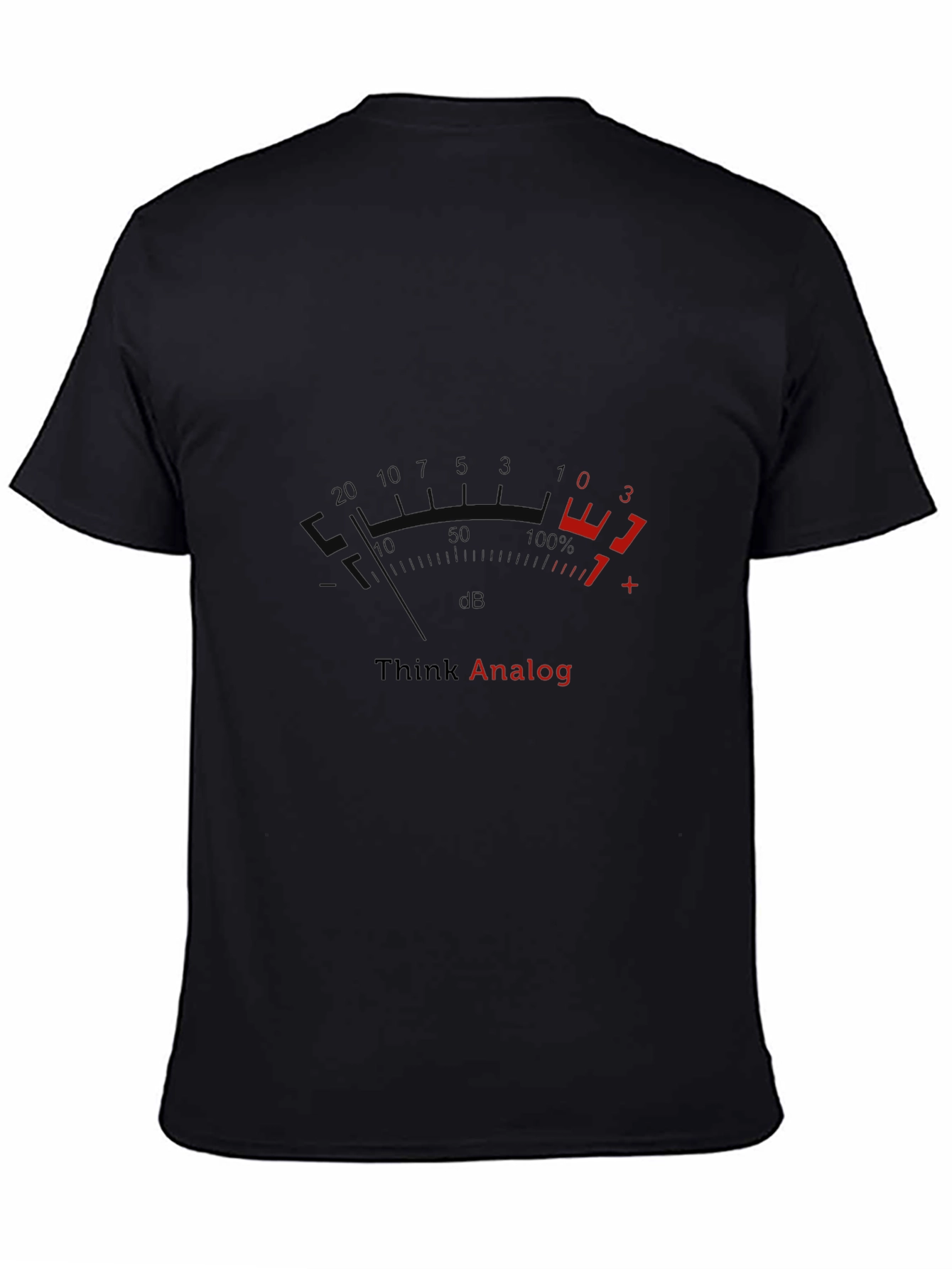 Camiseta Negra Think Analog