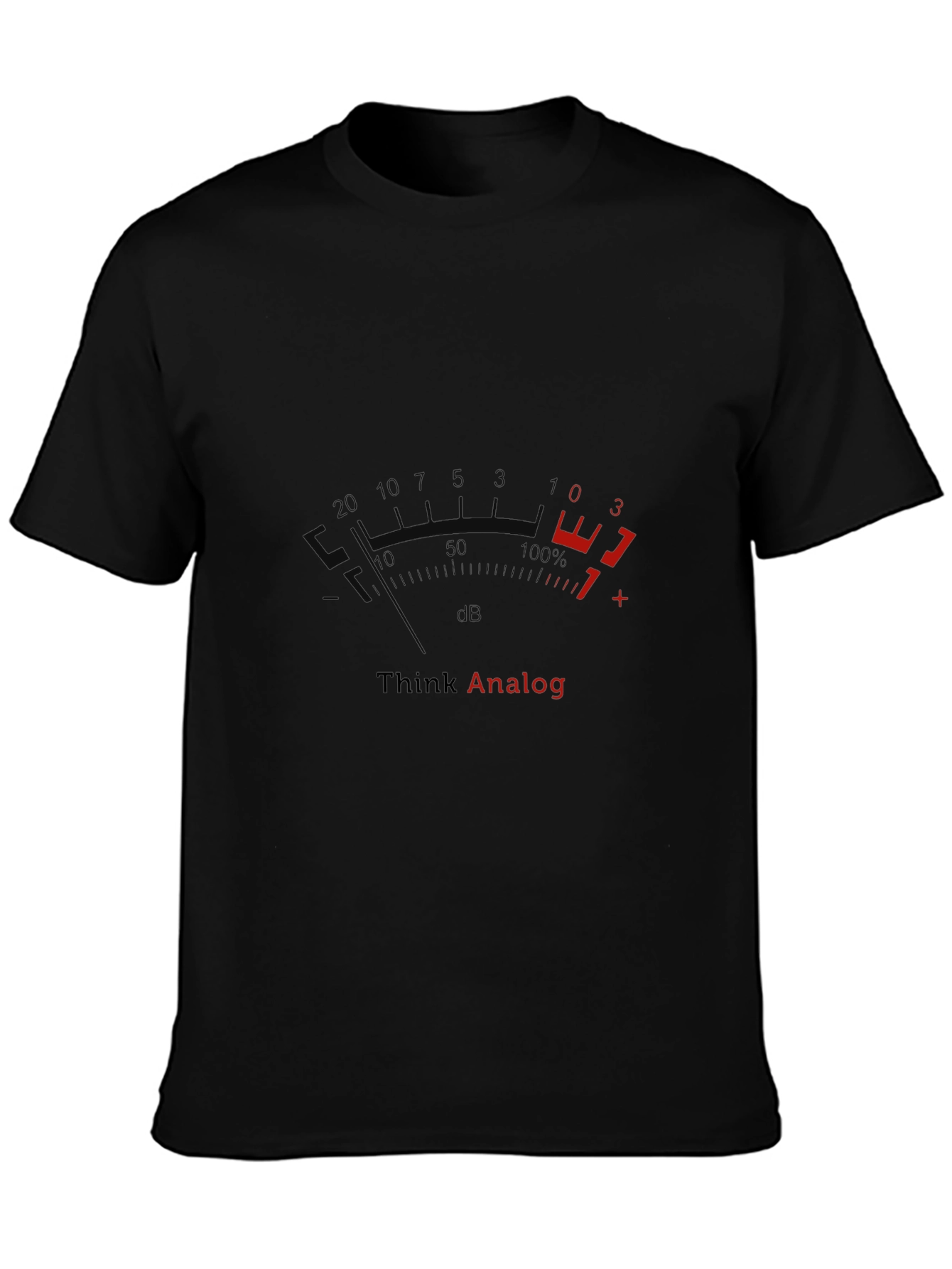 Camiseta Negra Think Analog