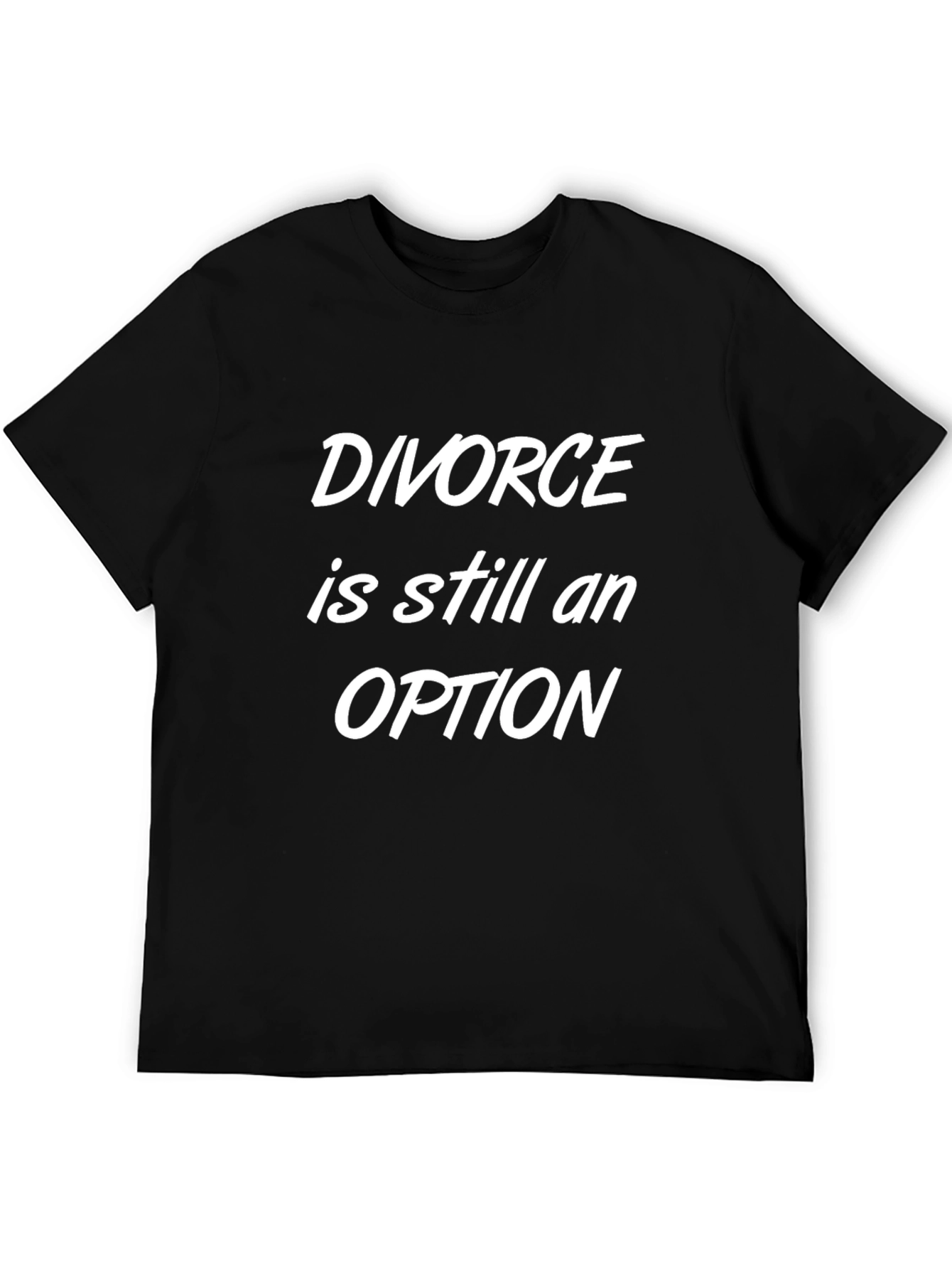 Camiseta Negra: Divorcio es una Opción