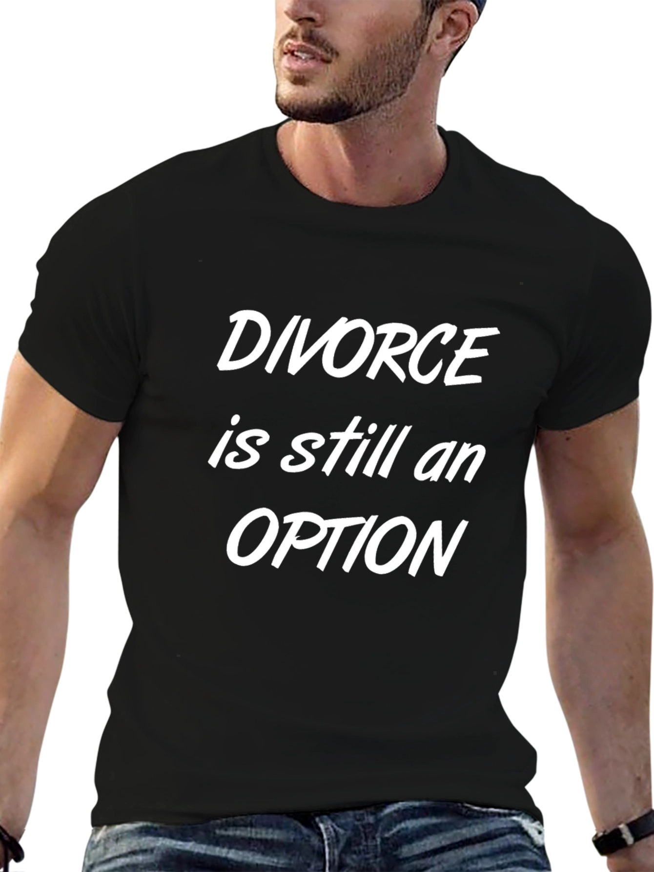 Camiseta Negra: Divorcio es una Opción