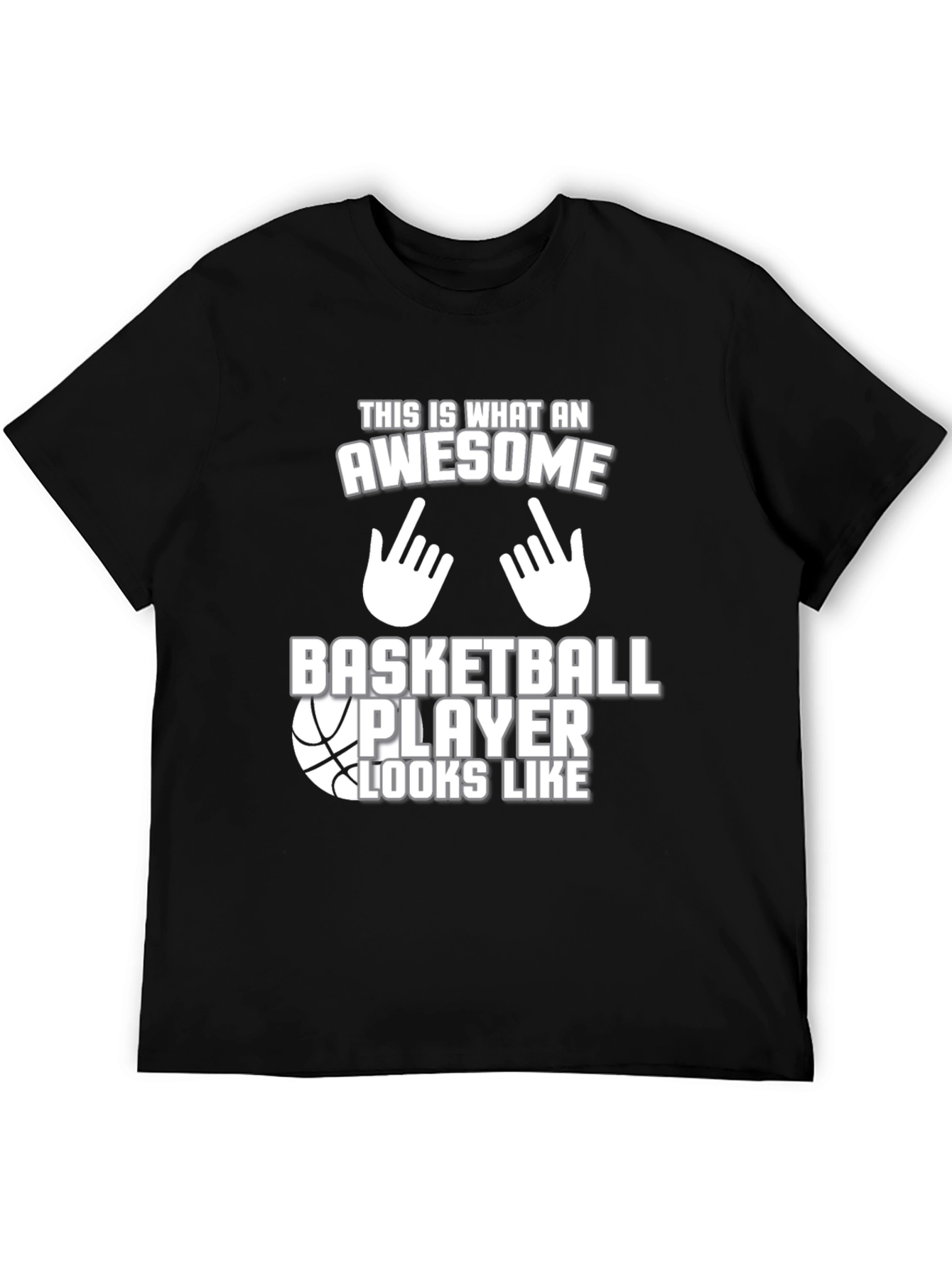 Camiseta Negra Awesome Basketball Player