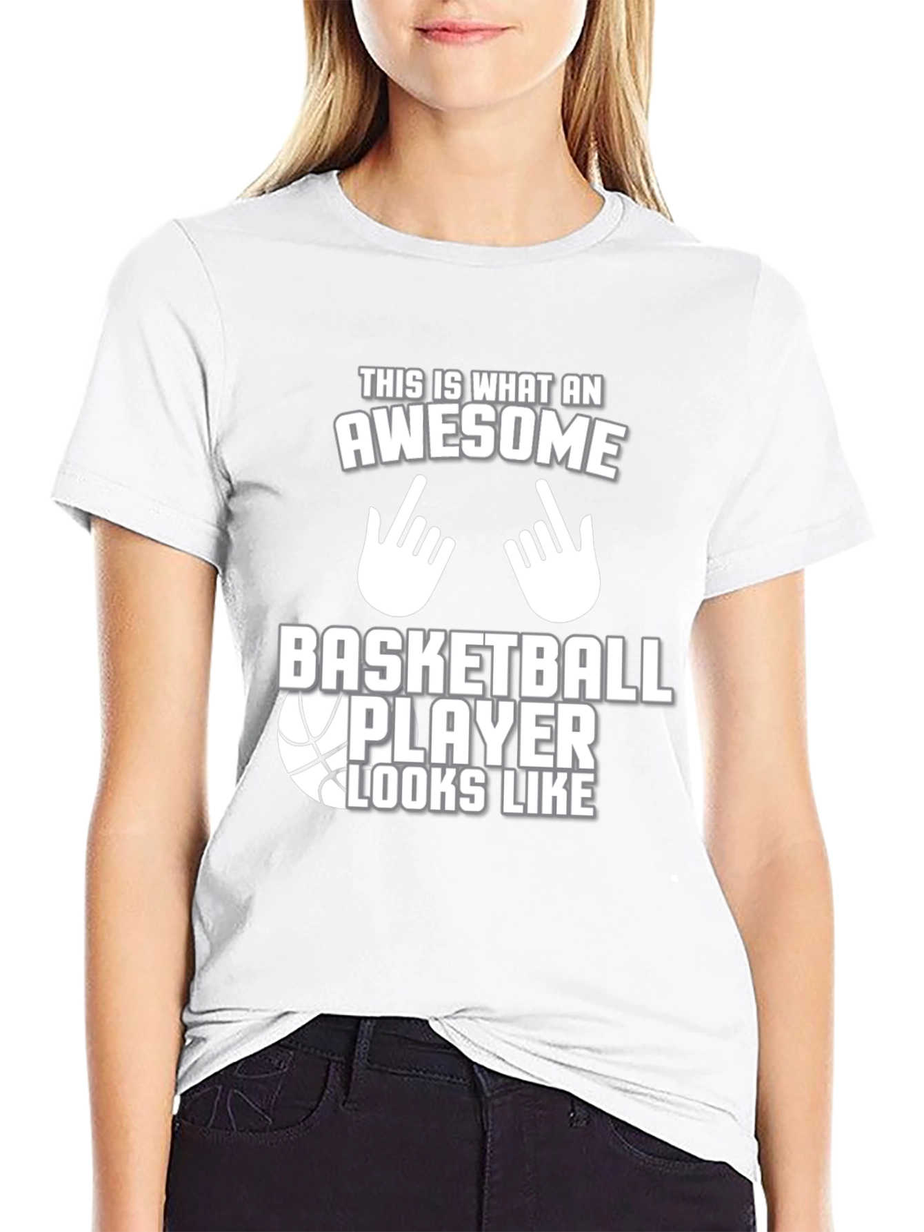 Camiseta Negra Awesome Basketball Player